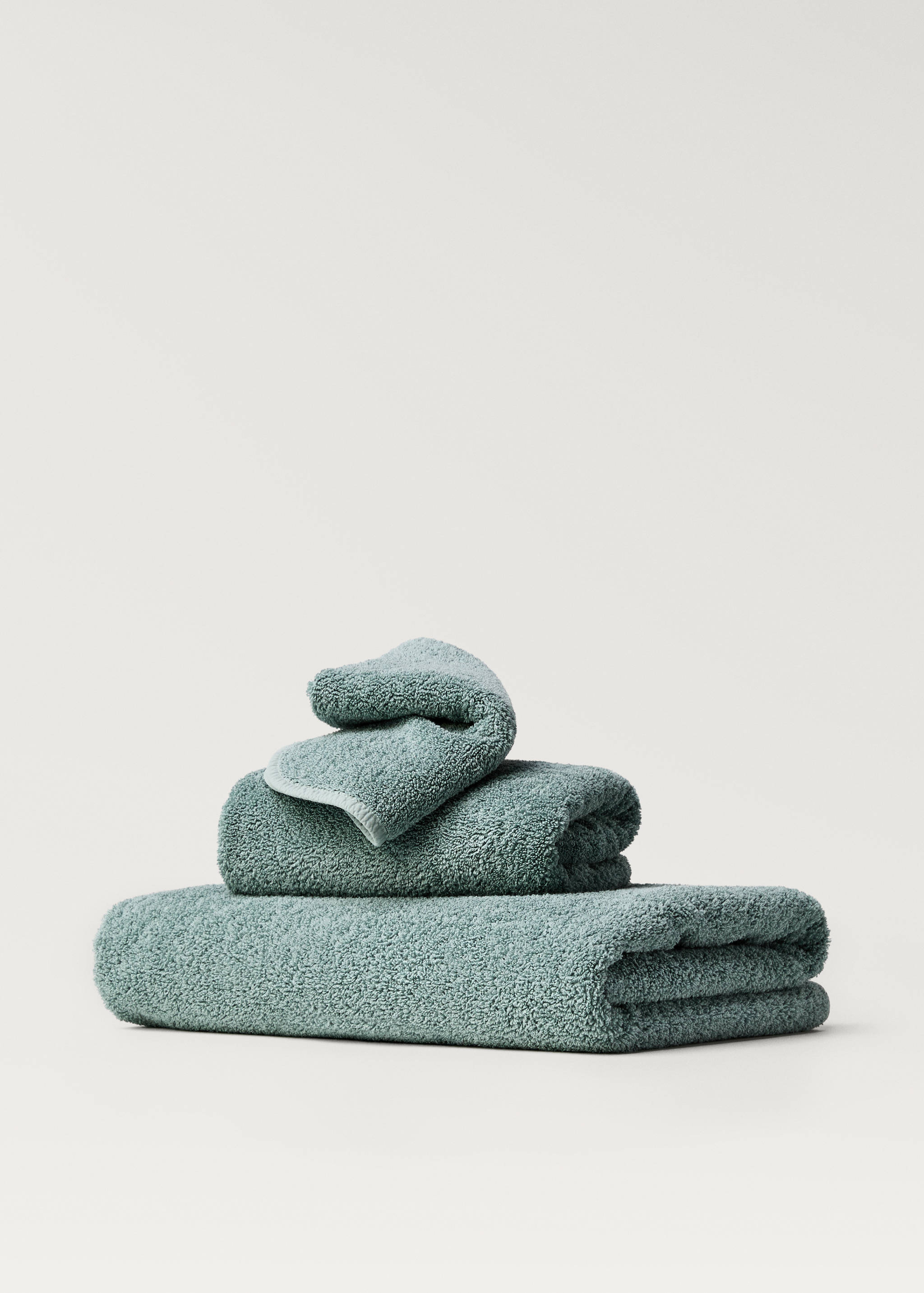 Hand towel with dyed piece - Article without model