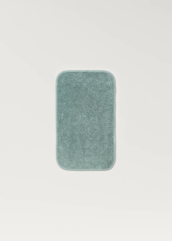Hand towel with dyed piece — Sky Blue