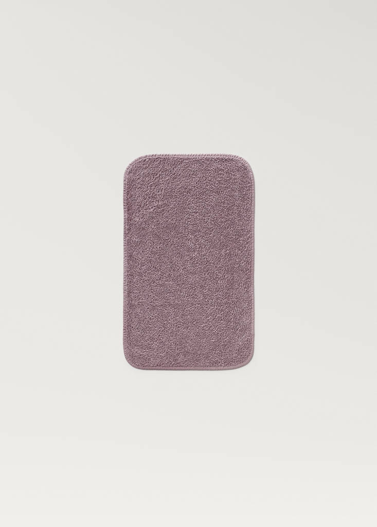 Hand towel with dyed piece — Plum