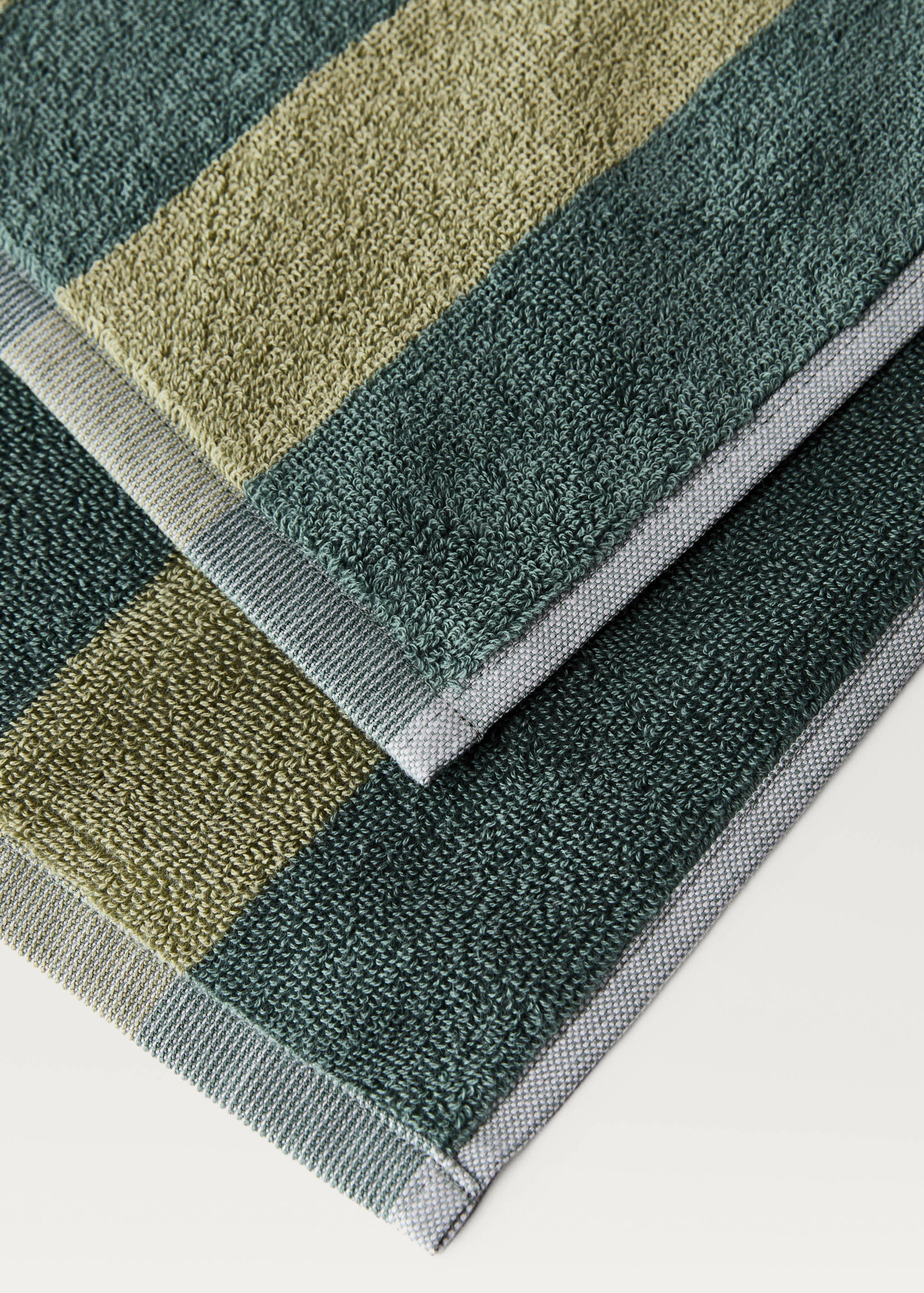 Handduk med tvåfärgade ränder - Detaljer om artikeln 2