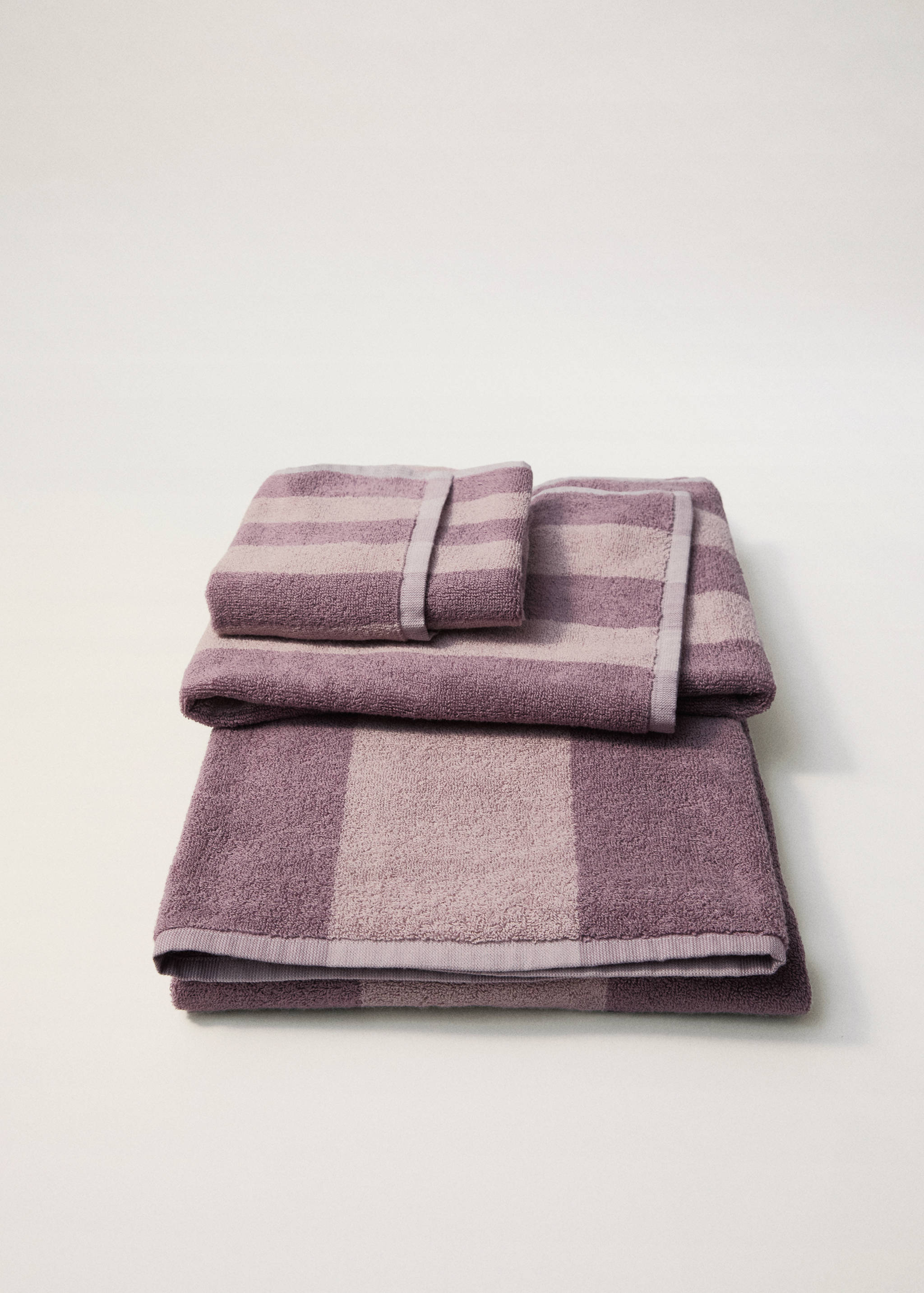 Handduk med tvåfärgade ränder - Detaljer om artikeln 8