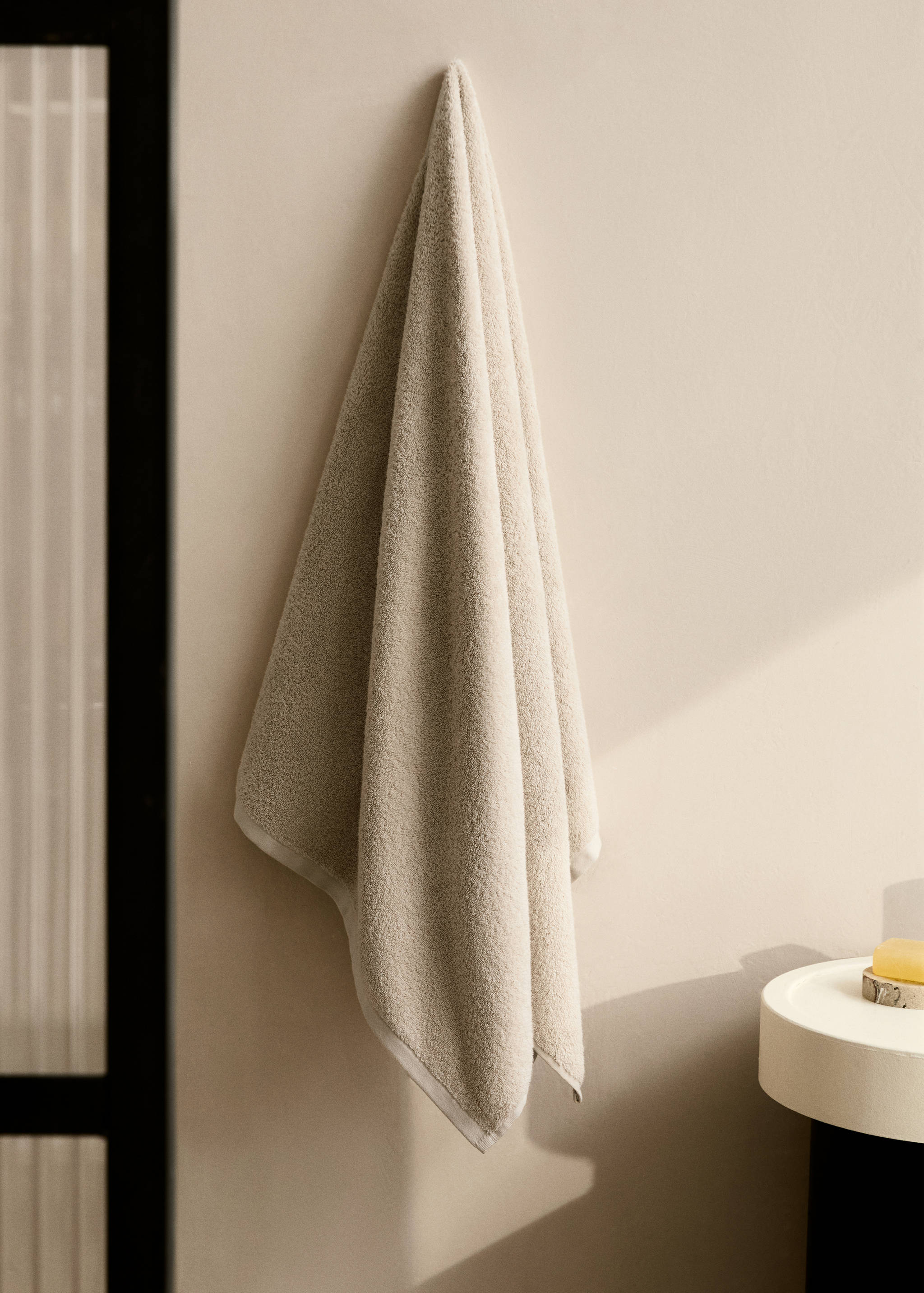 Serviette de douche coton doux - Plan général