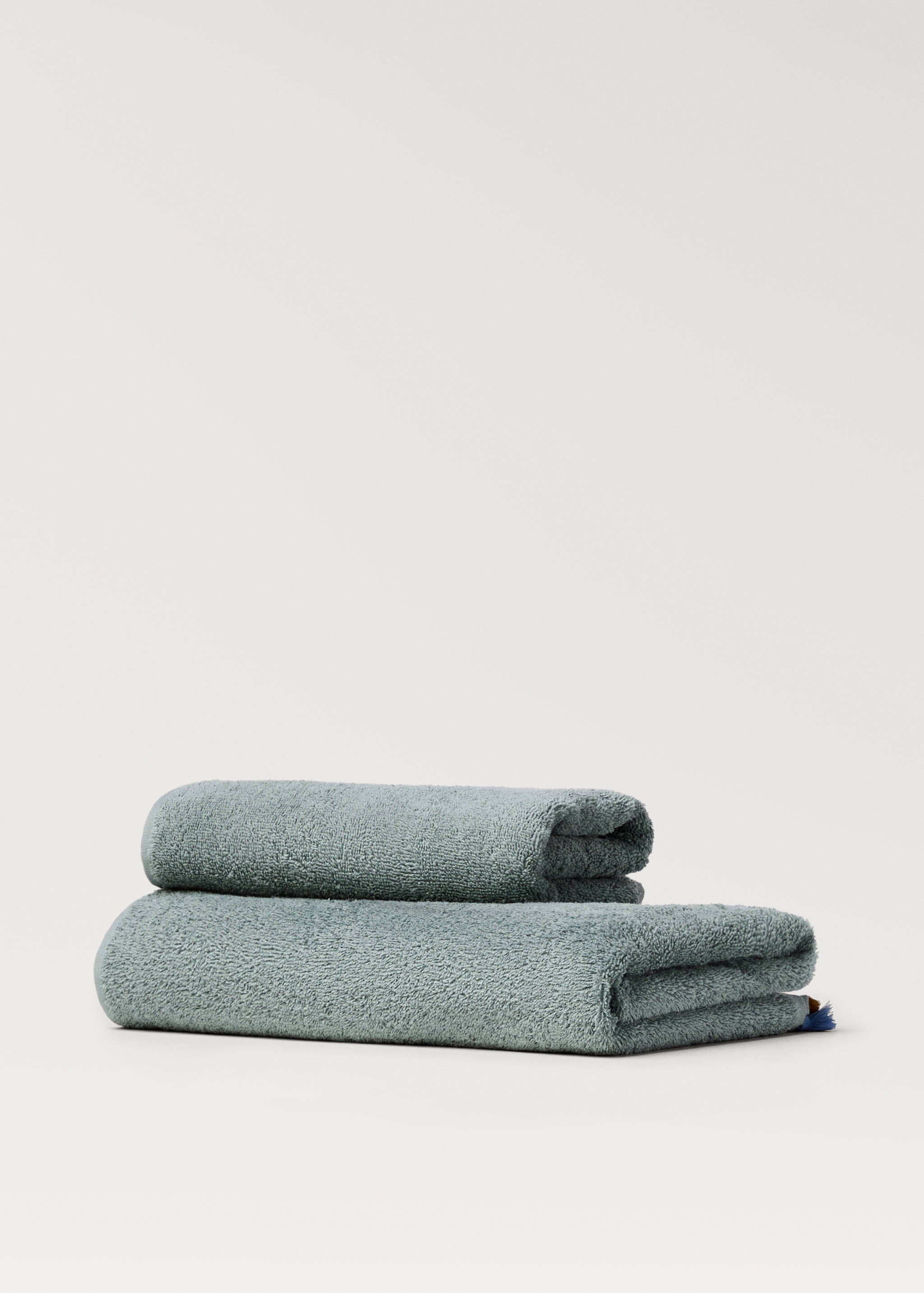 Serviette de toilette enfant coton pompons multicolores - Article sans modèle