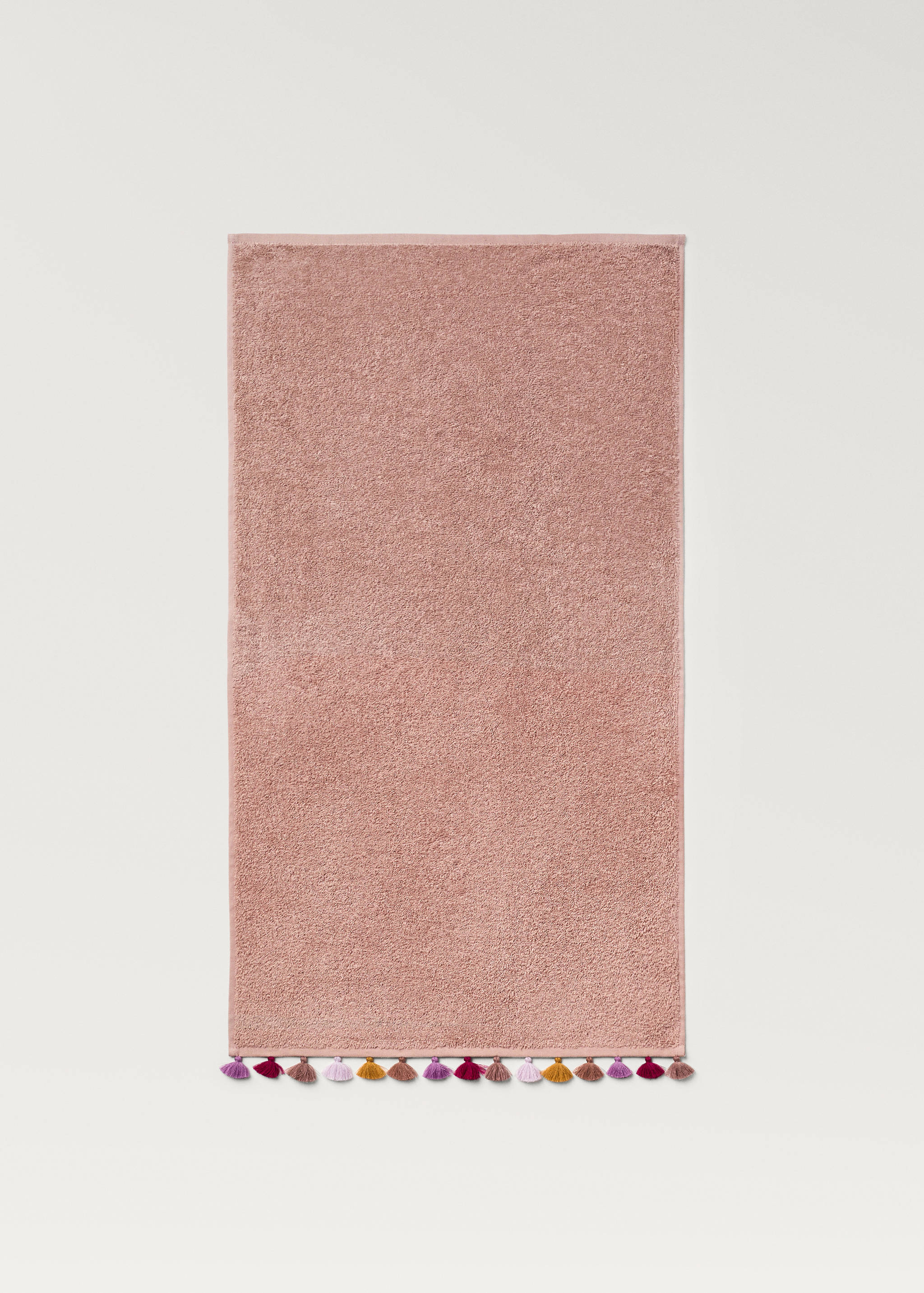 Serviette de toilette enfant coton pompons multicolores - Détail de l'article 1