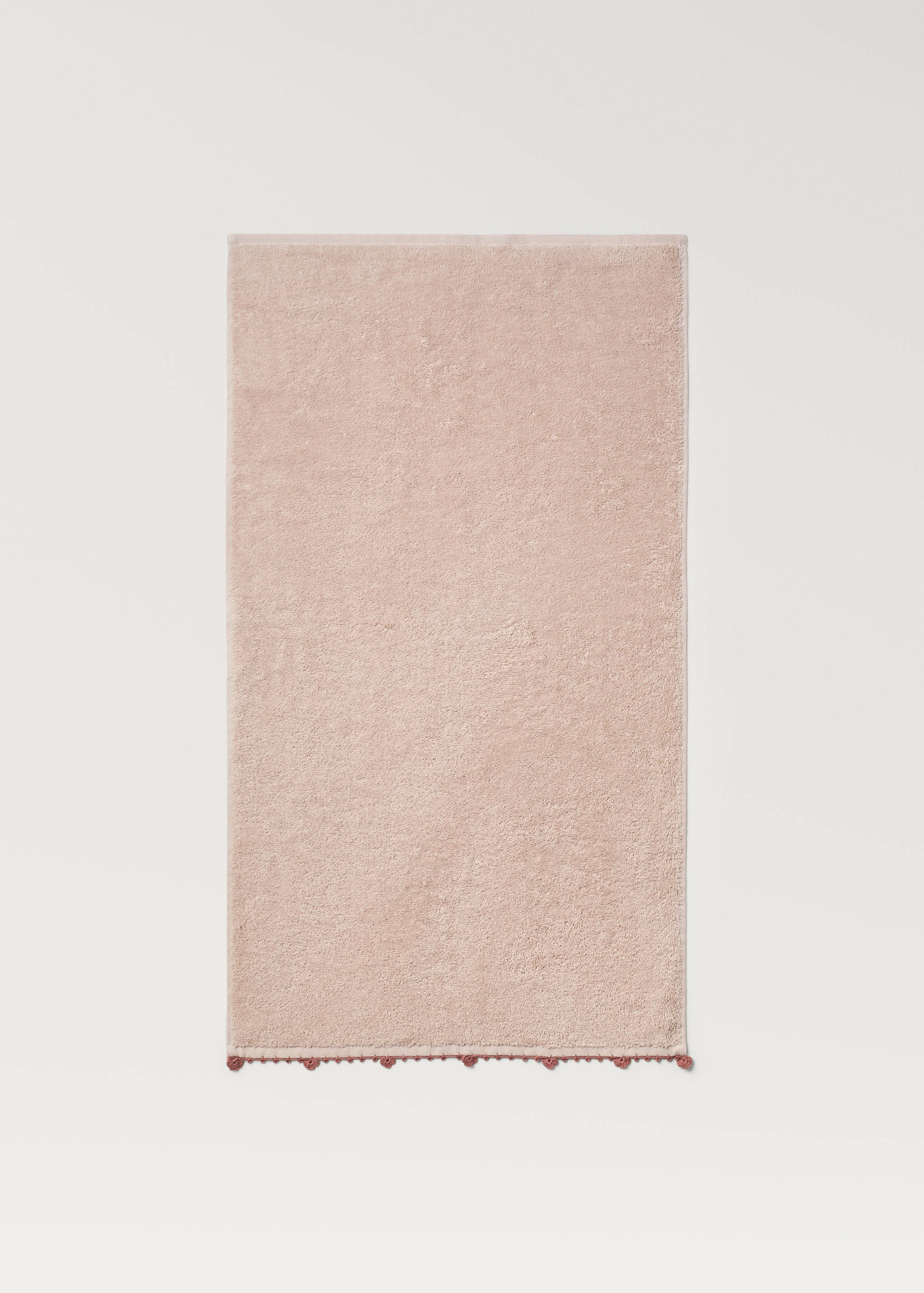 Children's washbasin towel with crochet trim - Details of the article 1
