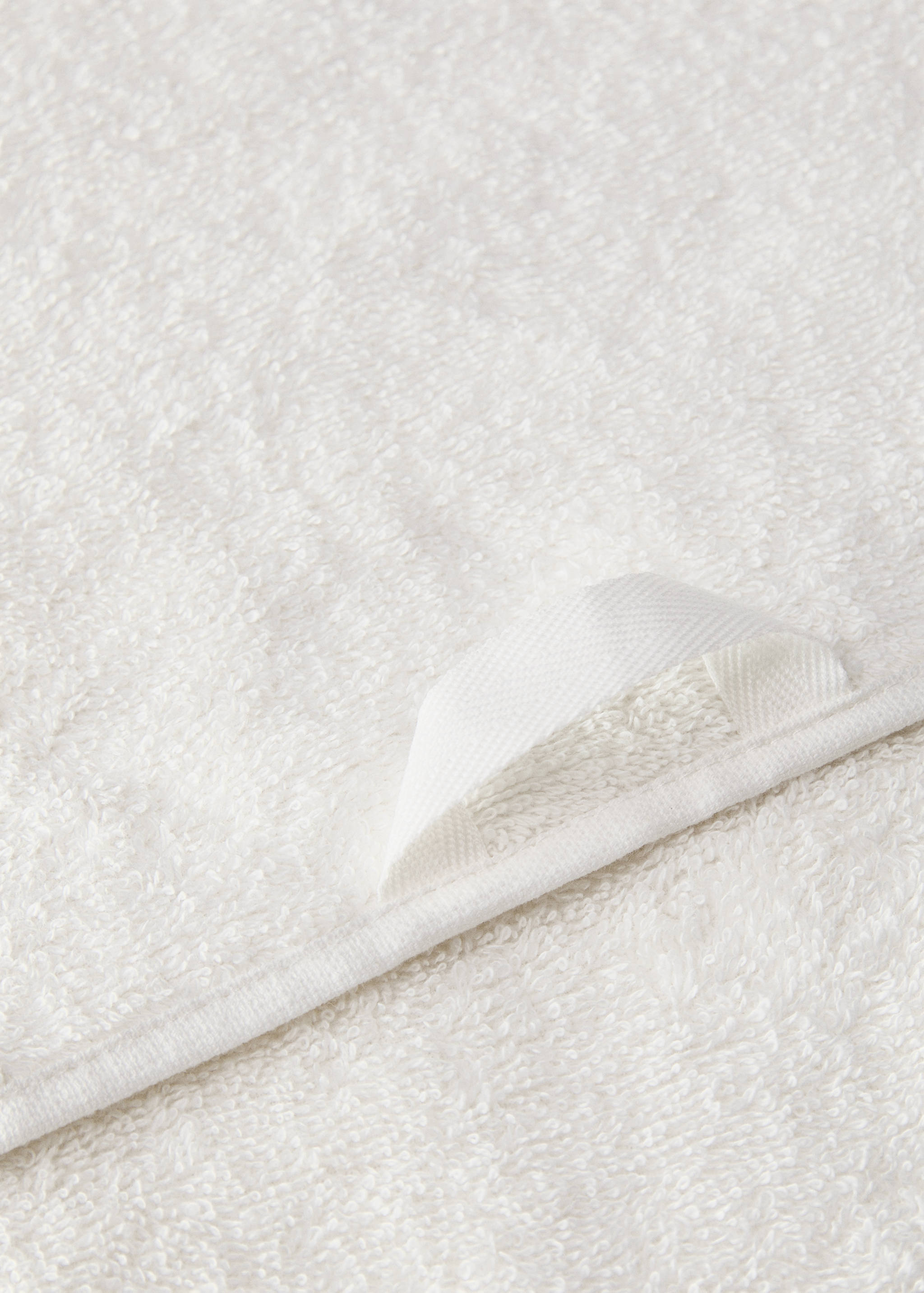 Cotton floral-embroidered bath towel - Details of the article 4