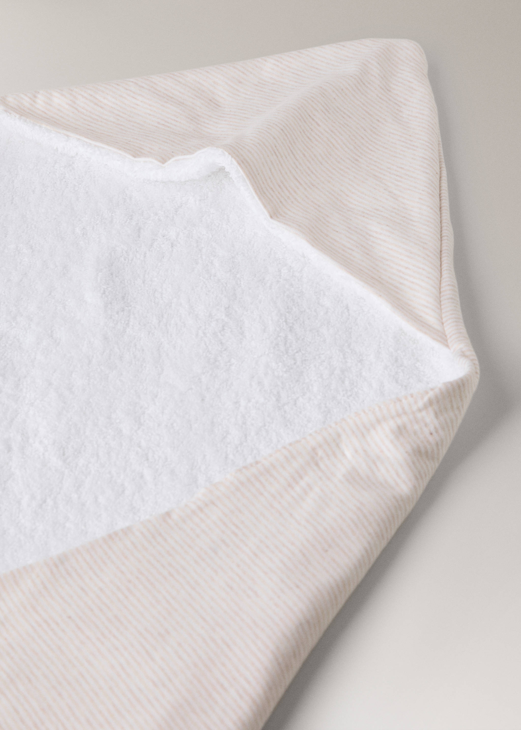 Capa bany infantil ratlla bicolor - Detall de l'article 2