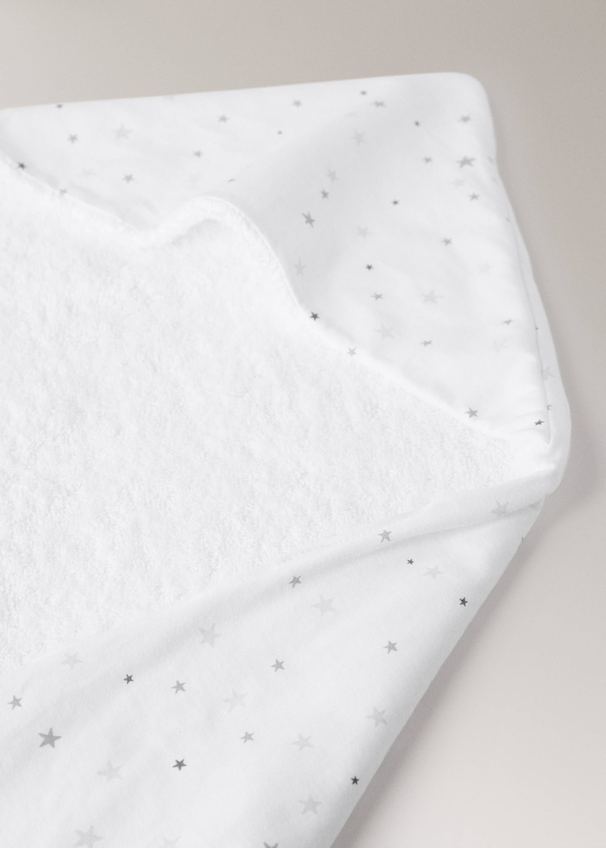Children’s bath cape with star print - Details of the article 2