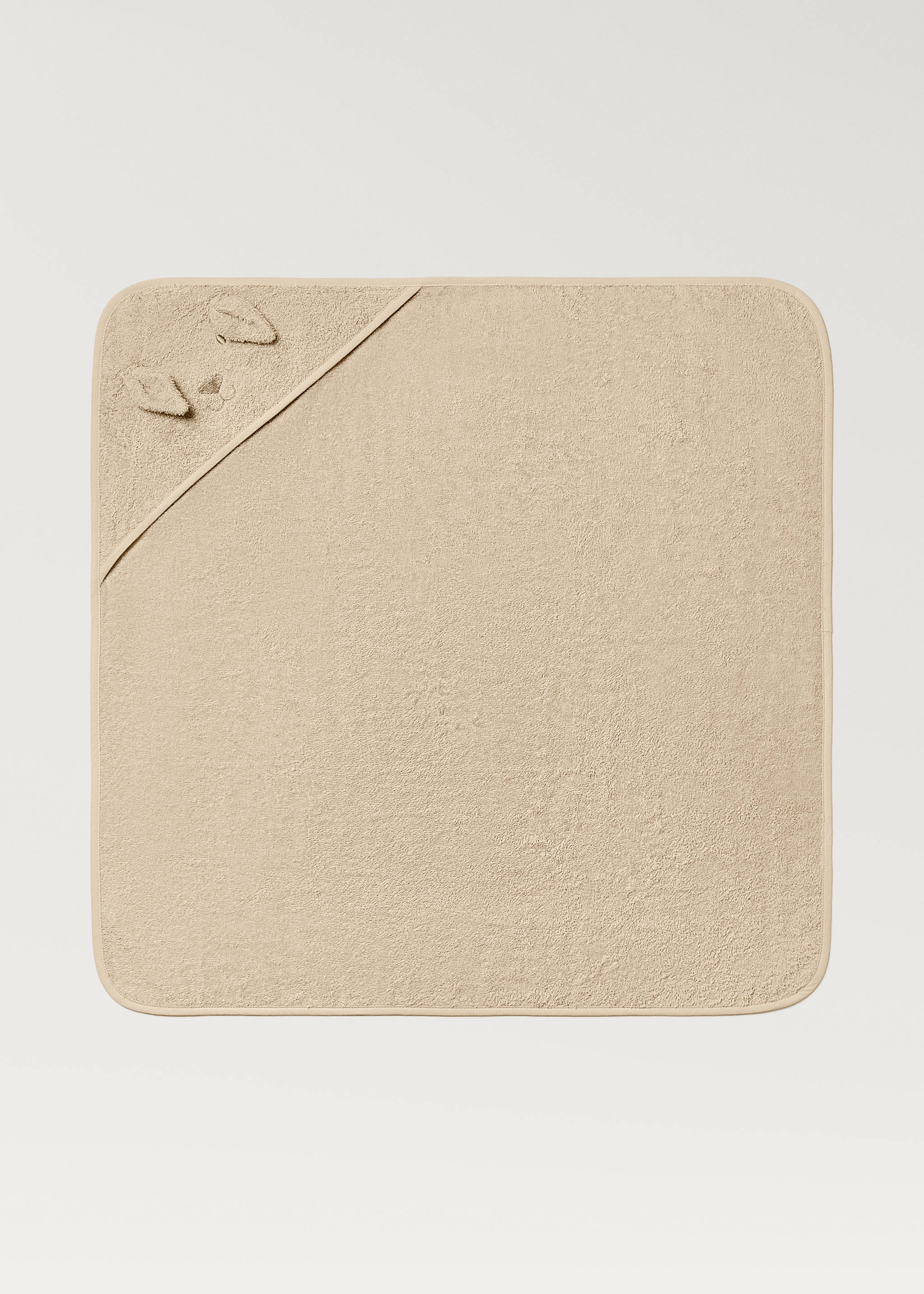 Children's terry bath cape with ears - Article without model