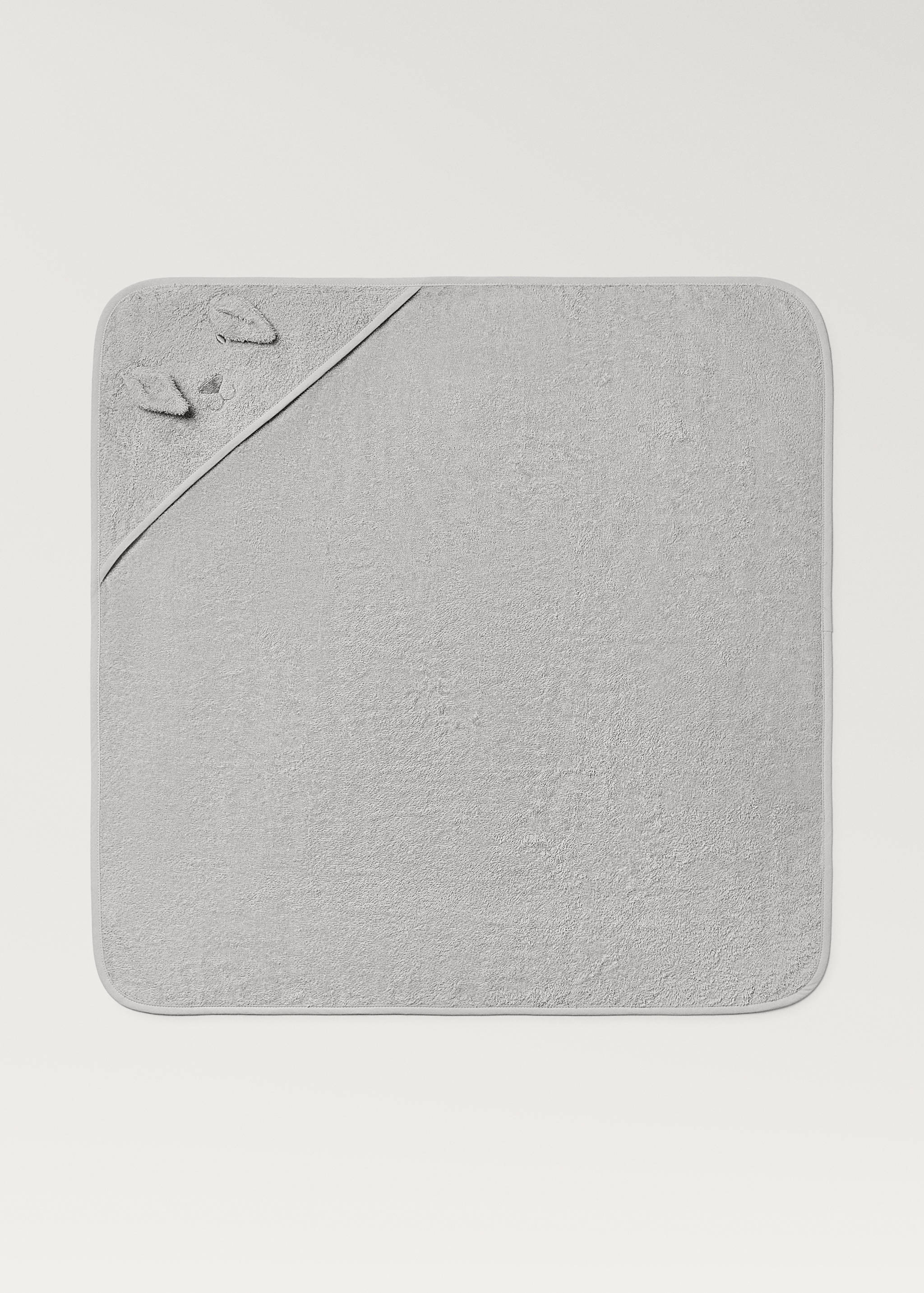 Badcape för barn med huva och öron i frotté - Artikel utan modell