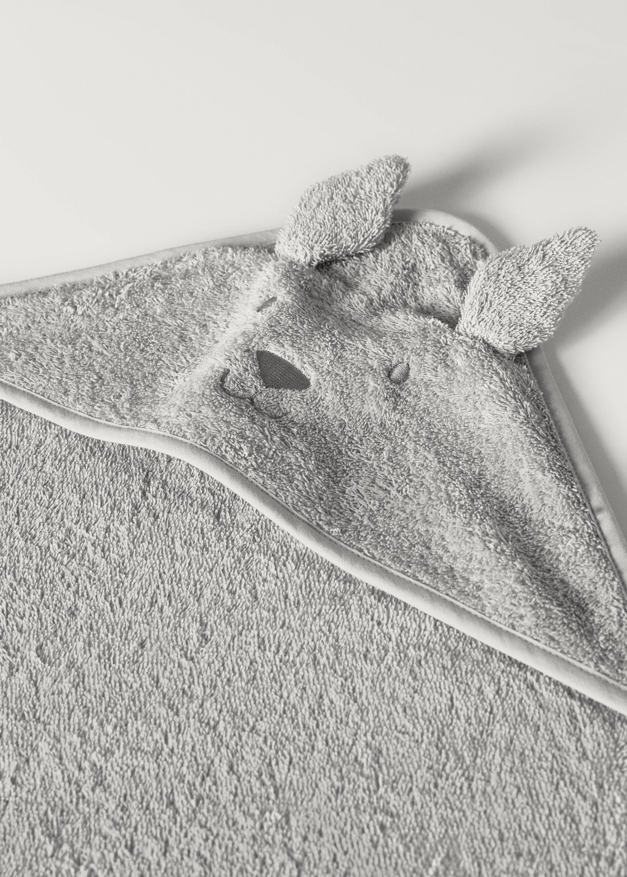 Badcape för barn med huva och öron i frotté - Detaljer om artikeln 2