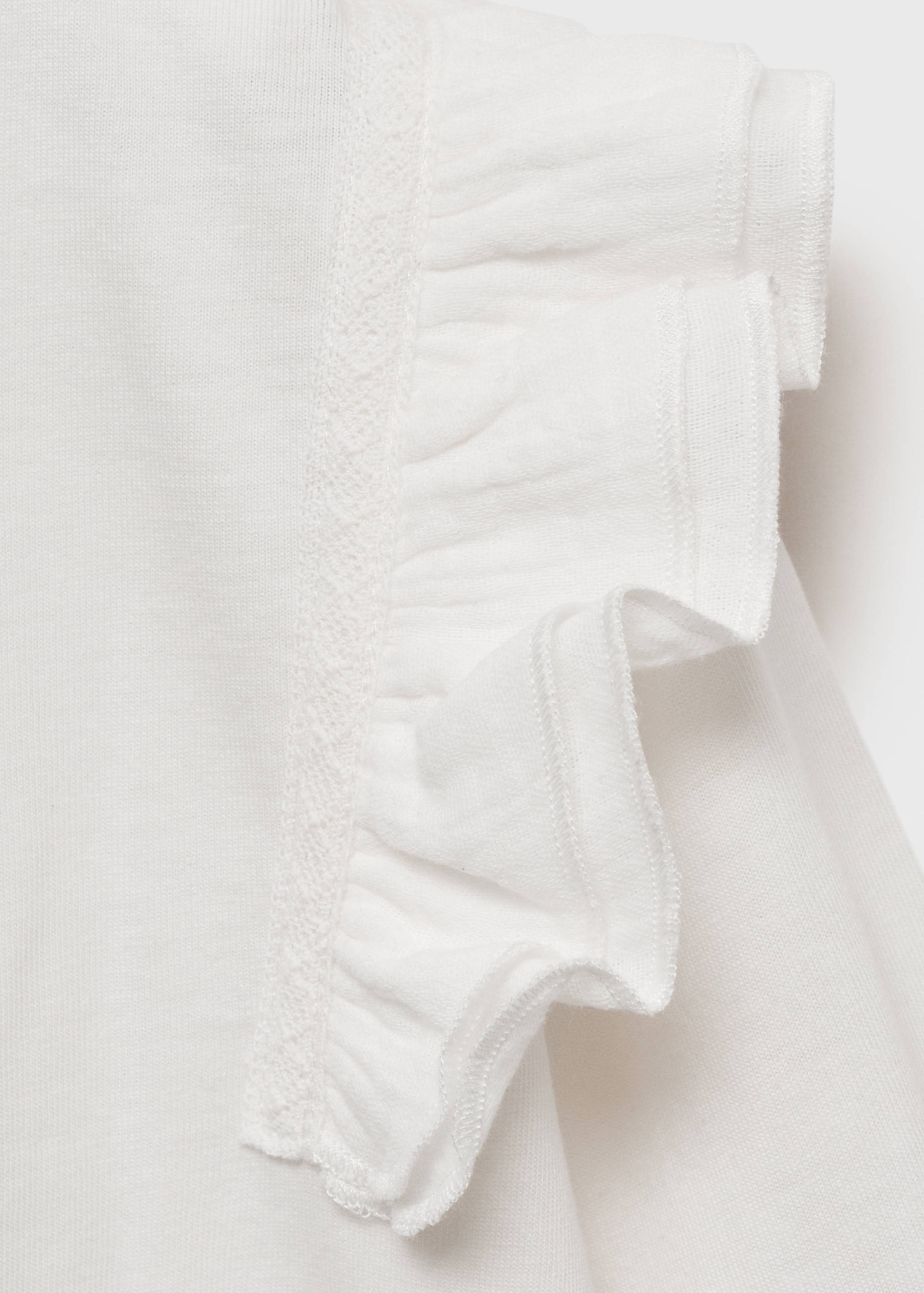 Frills cotton t-shirt - Details of the article 0