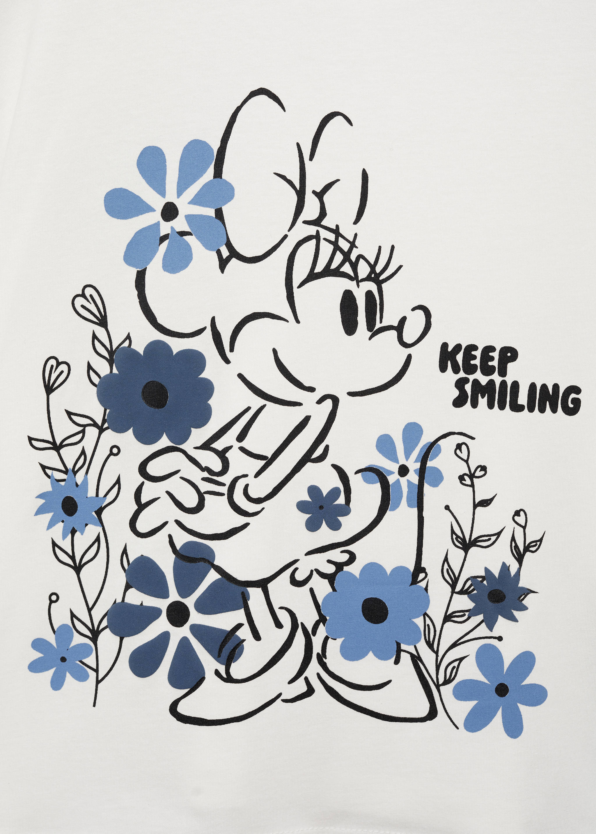 Cotton t-shirt with printed message - Details of the article 0