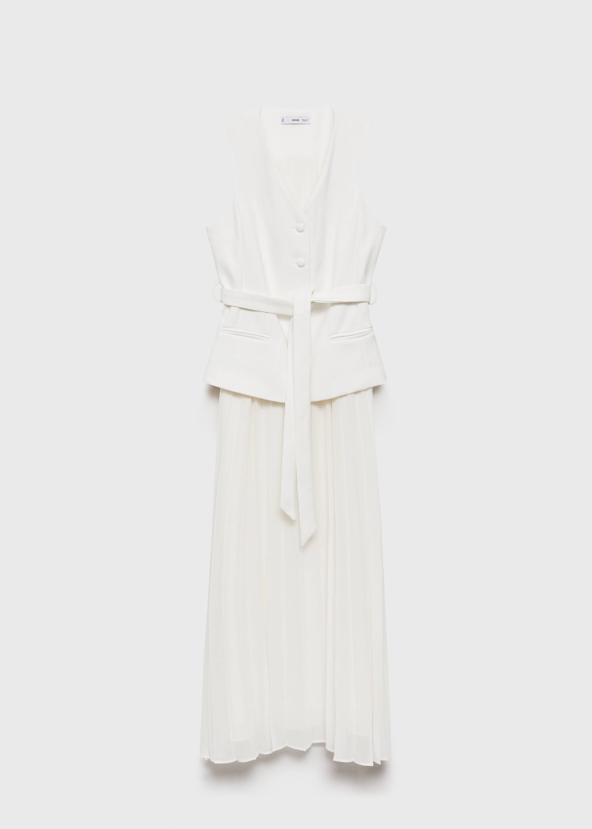 Vestido chaleco combinado - Artículo sin modelo