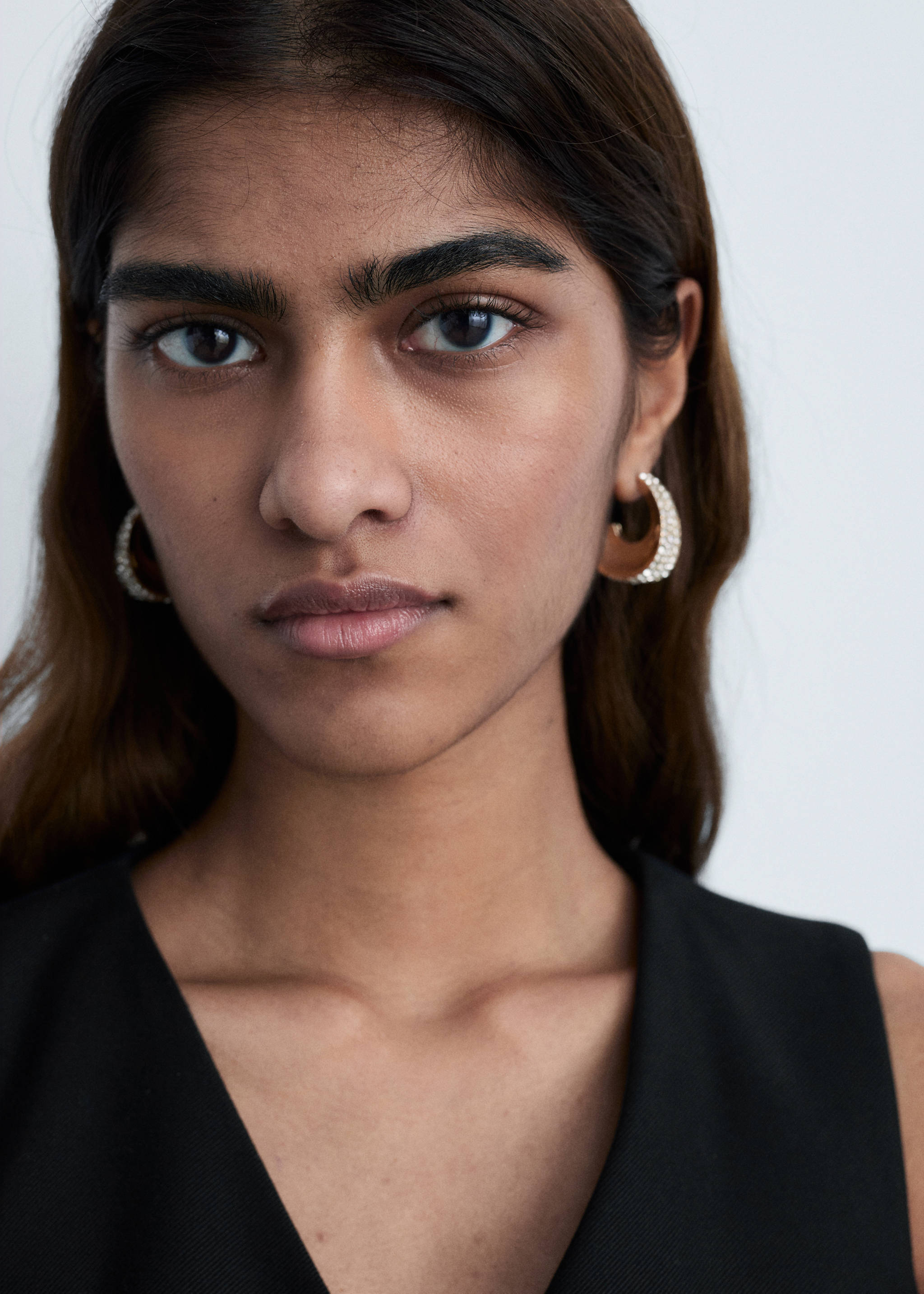 Vestido chaleco combinado - Detalle del artículo 1