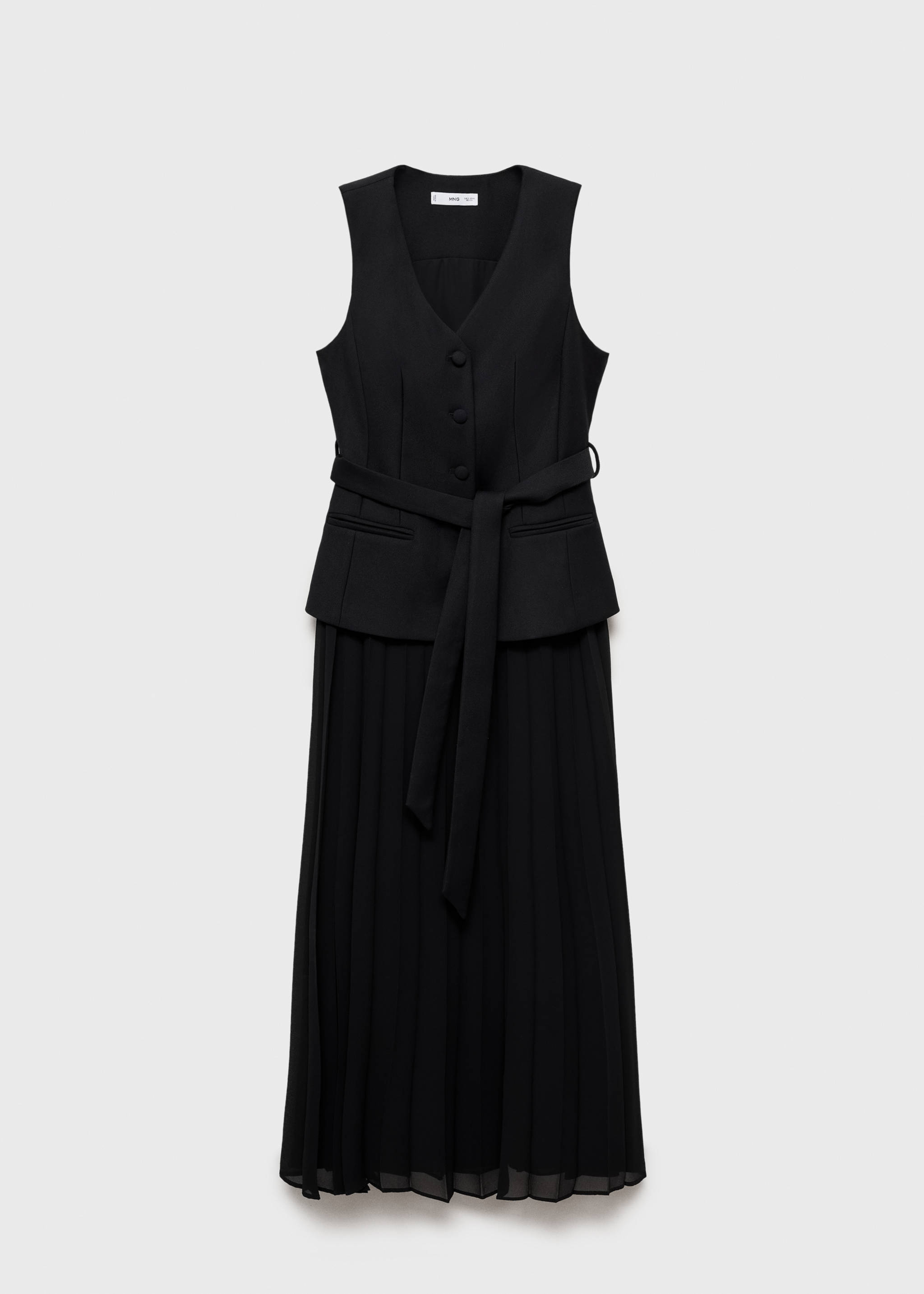 Vestido chaleco combinado - Artículo sin modelo