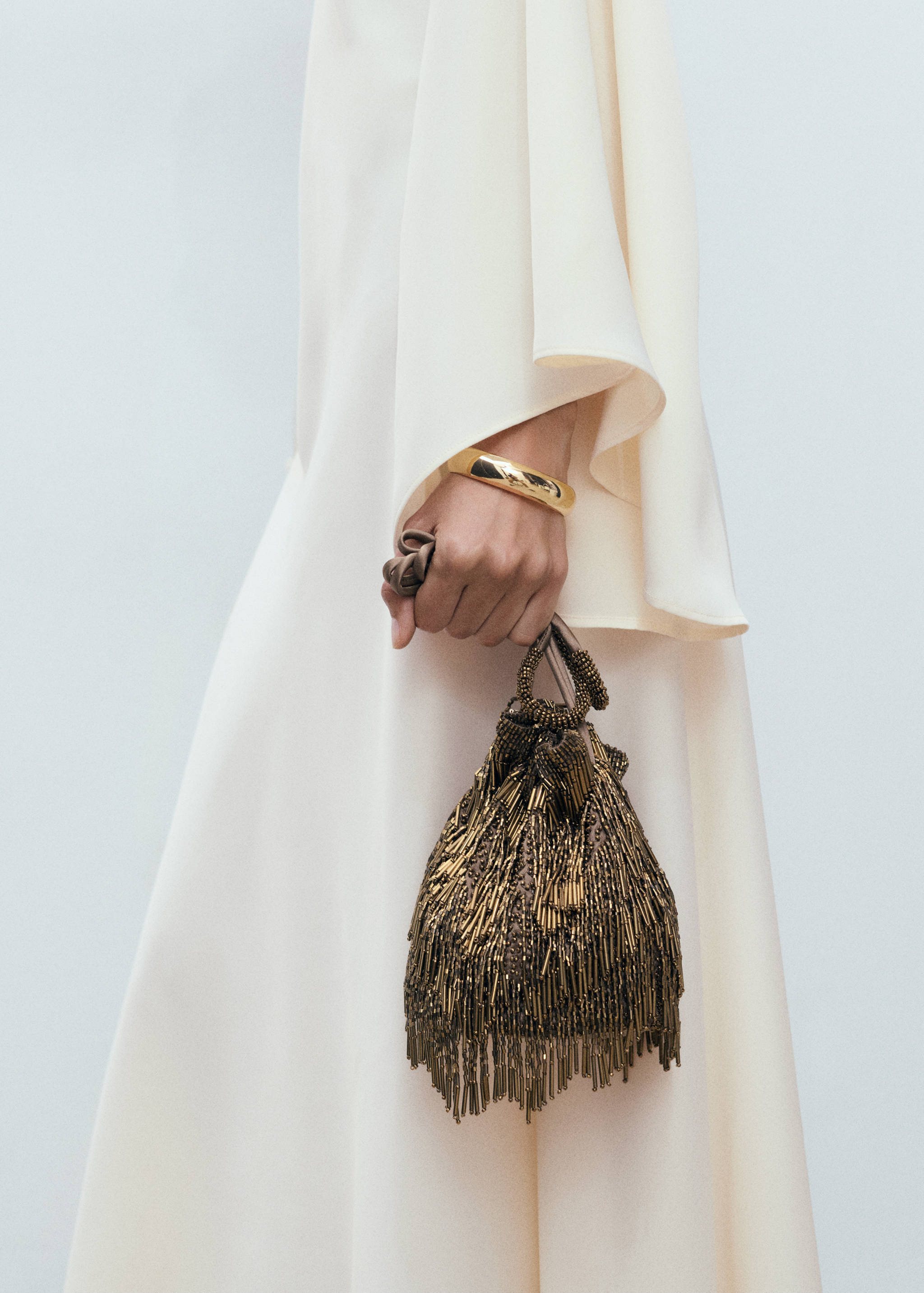 Φόρεμα μακρύ σατινέ - Λεπτομέρεια του προϊόντος 6