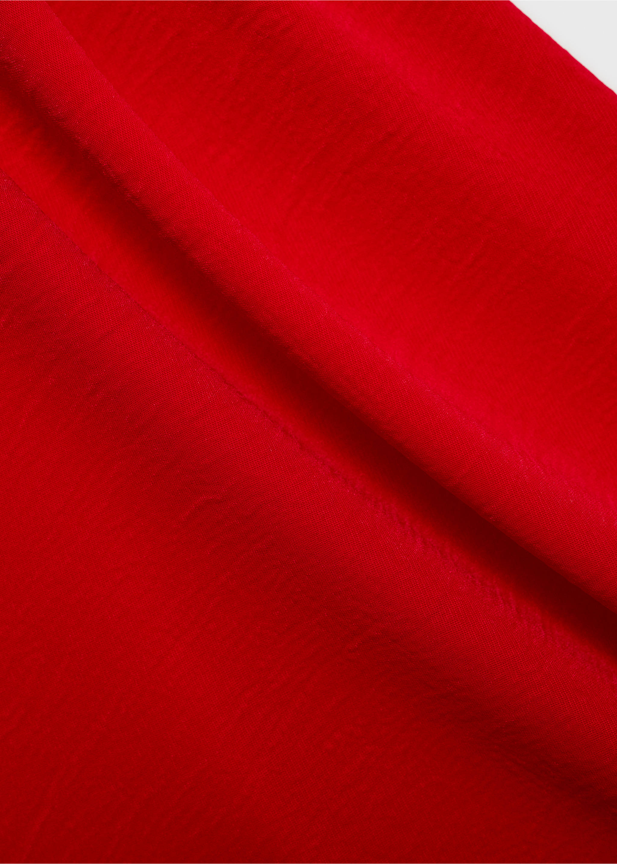 Robe asymétrique drapée - Détail de l'article 8, Rouge. Ref: 87004077-00.