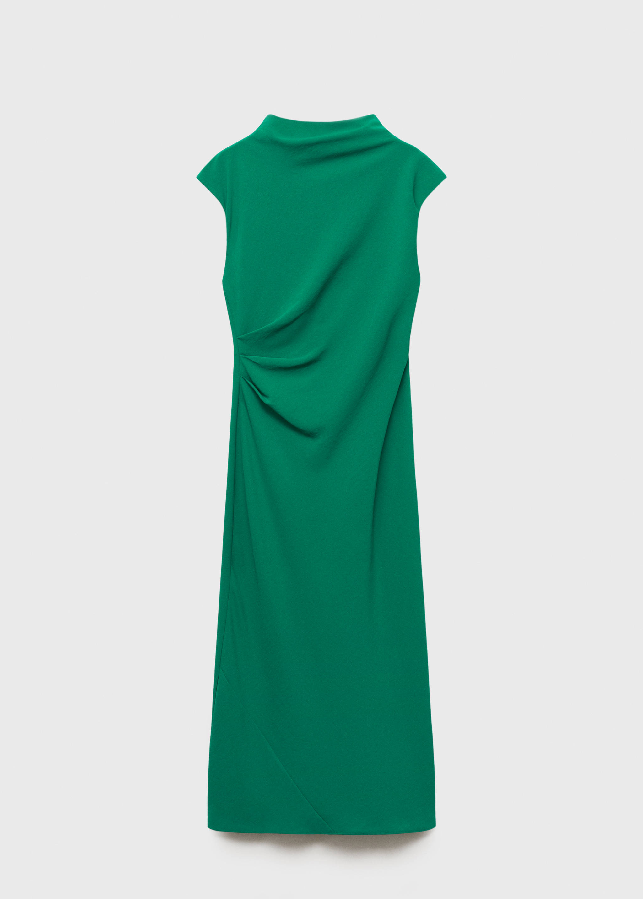 A-line dress with draped waist - Article without model