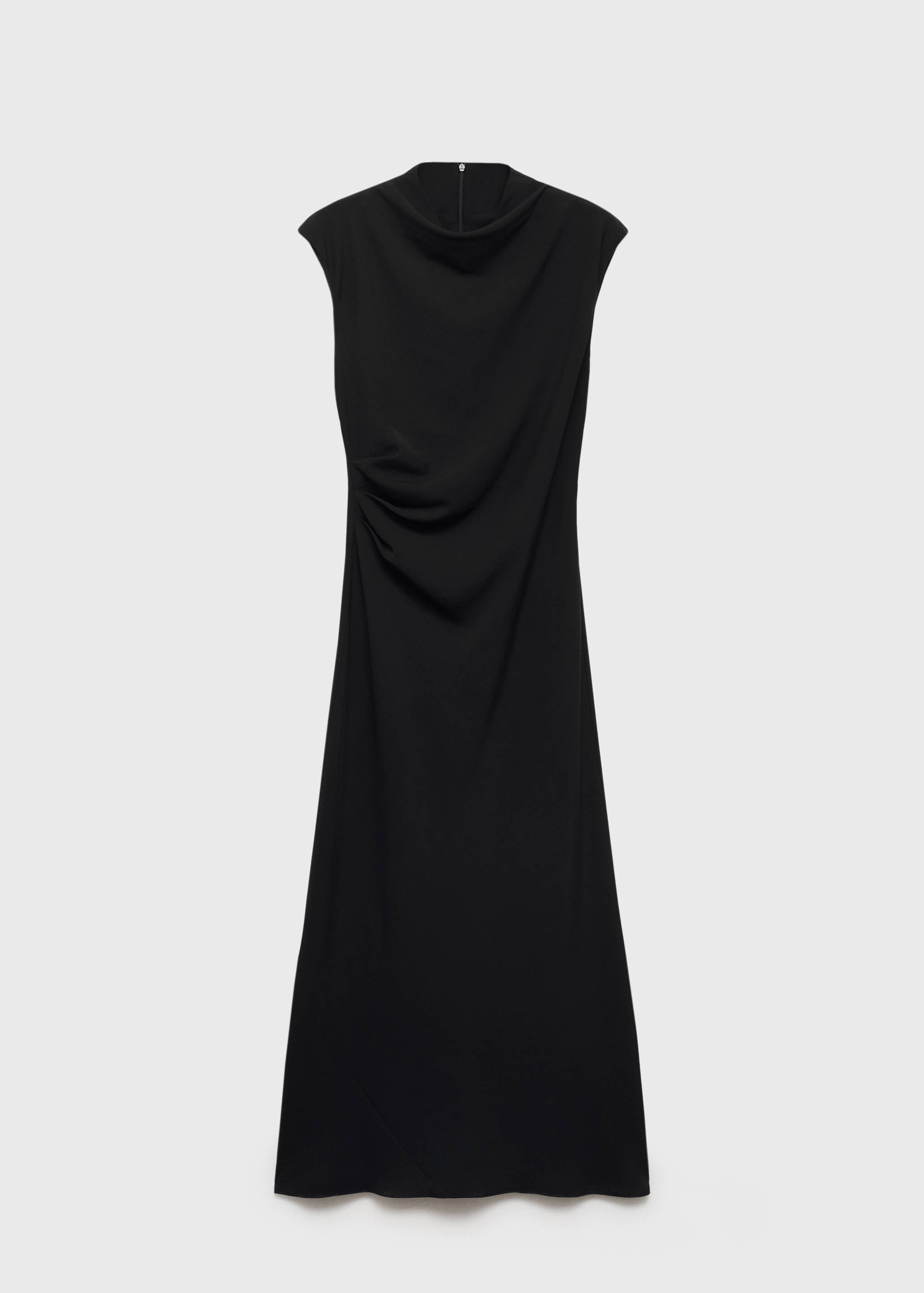 A-line dress with draped waist - Article without model