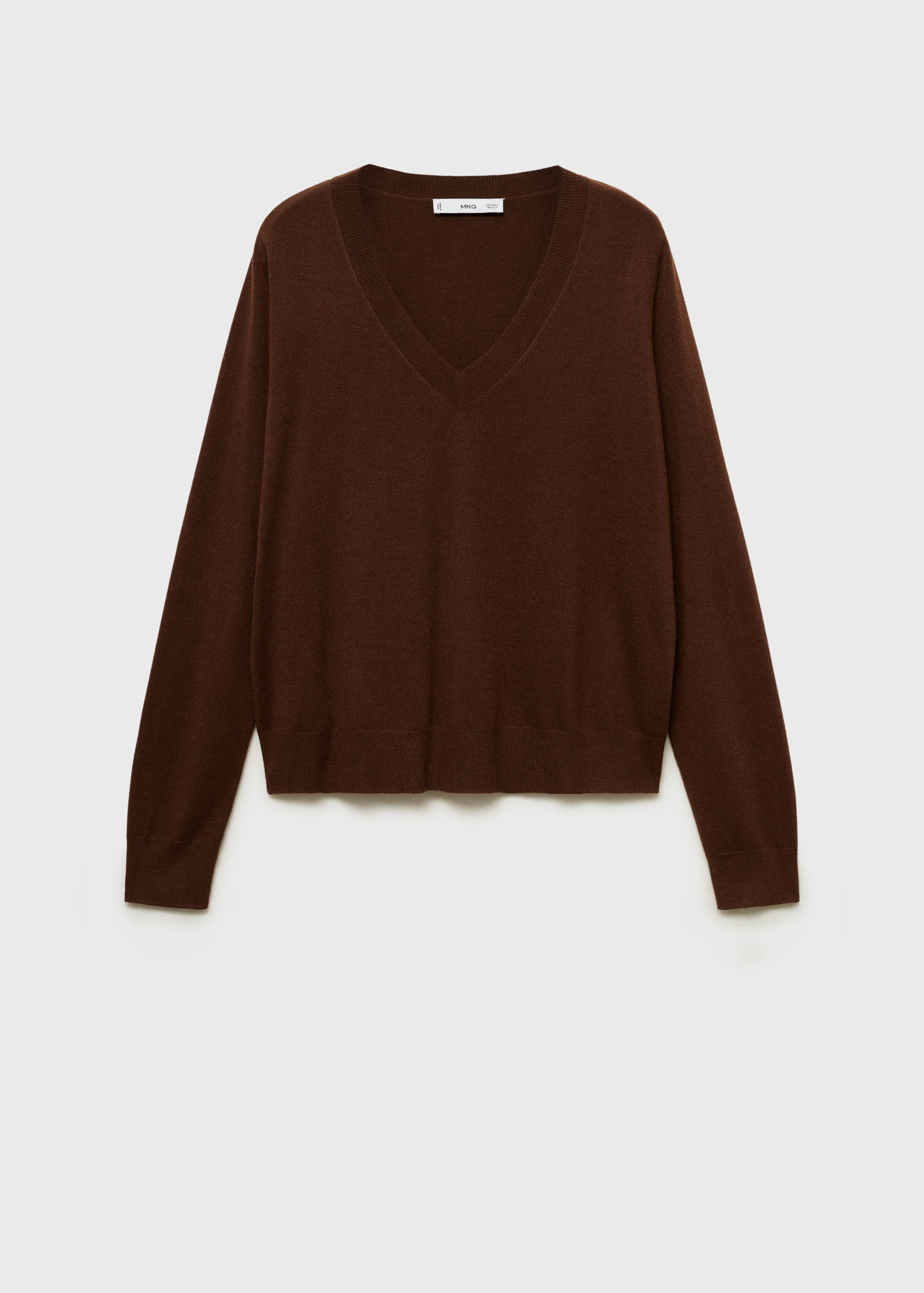 V-neck knit sweater - Article without model