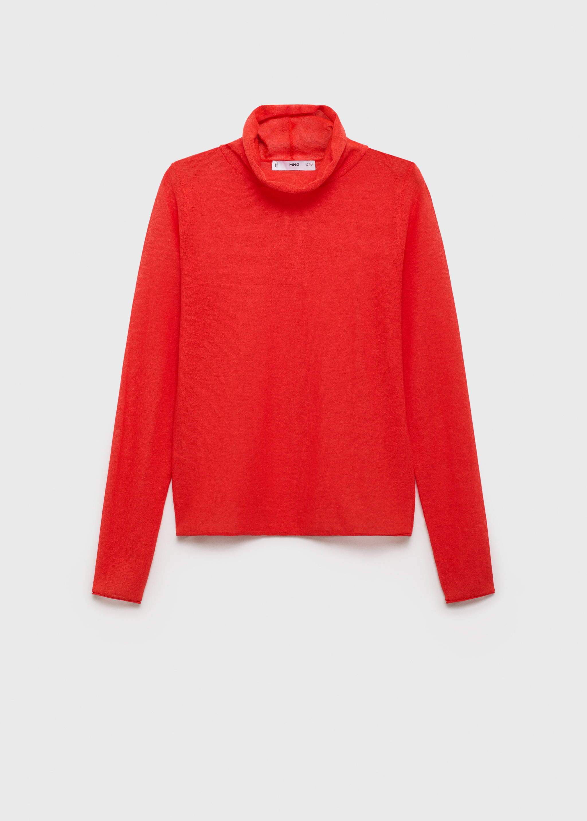 Semi-transparent turtleneck sweater - Article without model