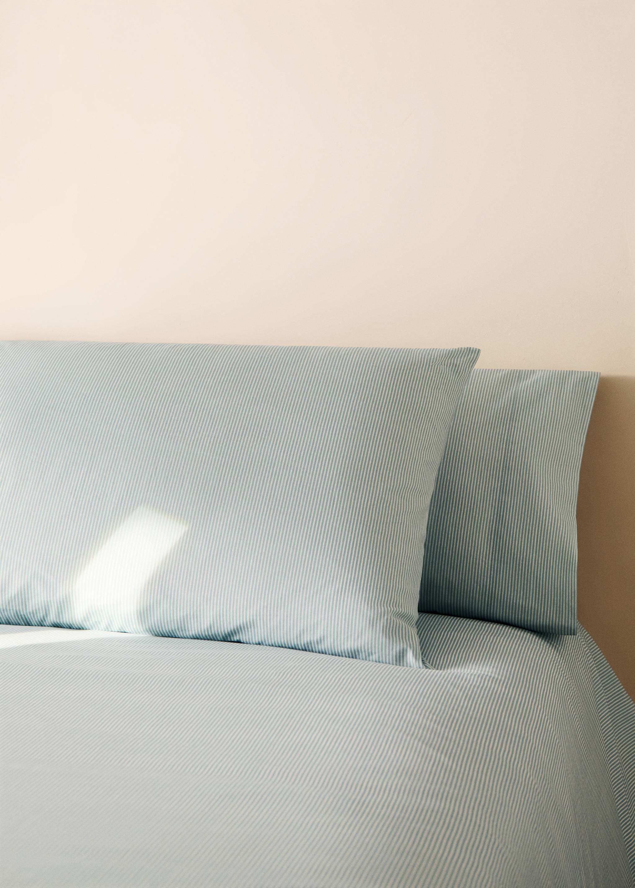 Taie d'oreiller enfant coton percale rayures 50x75 cm - Plan général