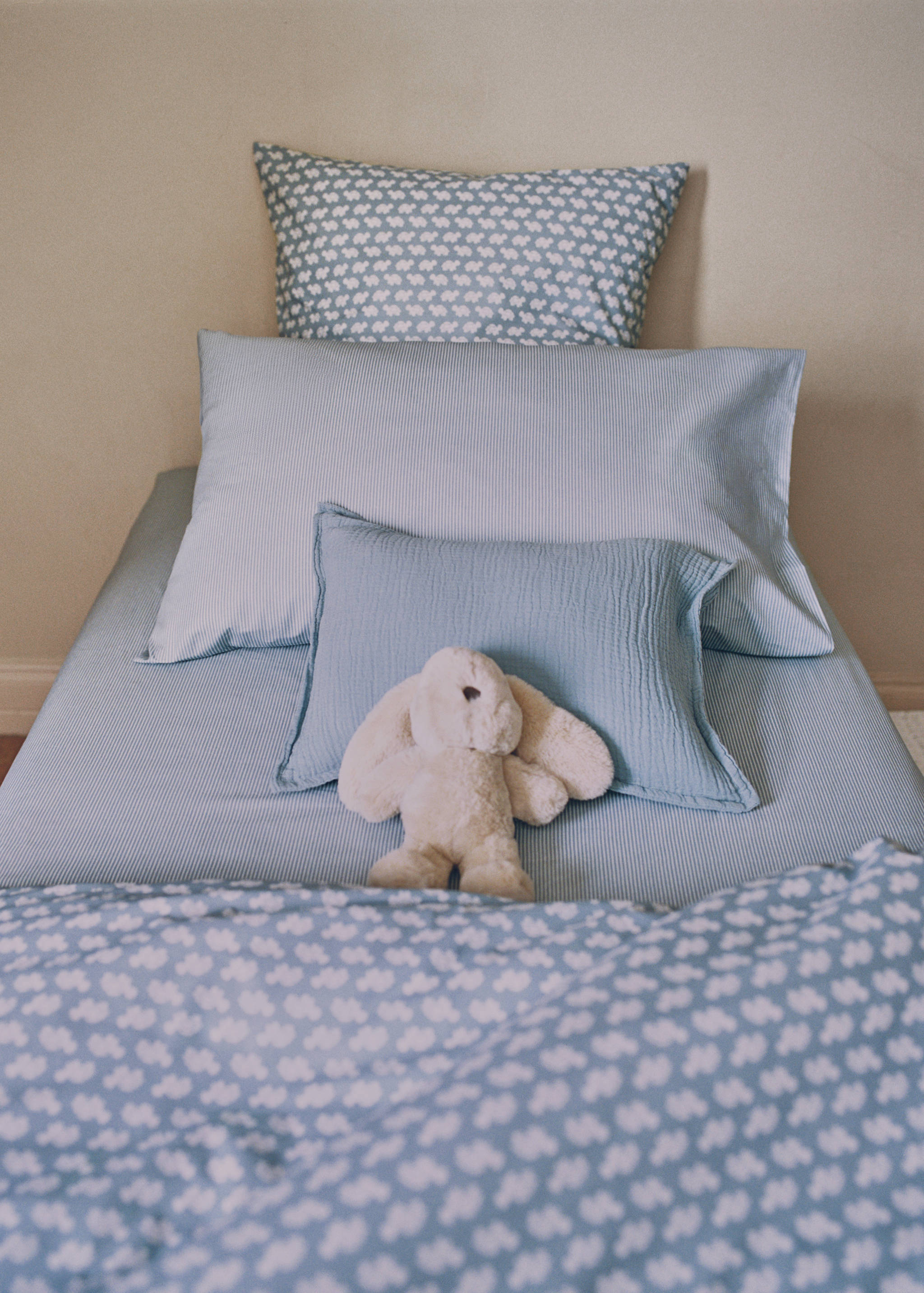 Taie d'oreiller enfant coton percale rayures 50x75 cm - Détail de l'article 6