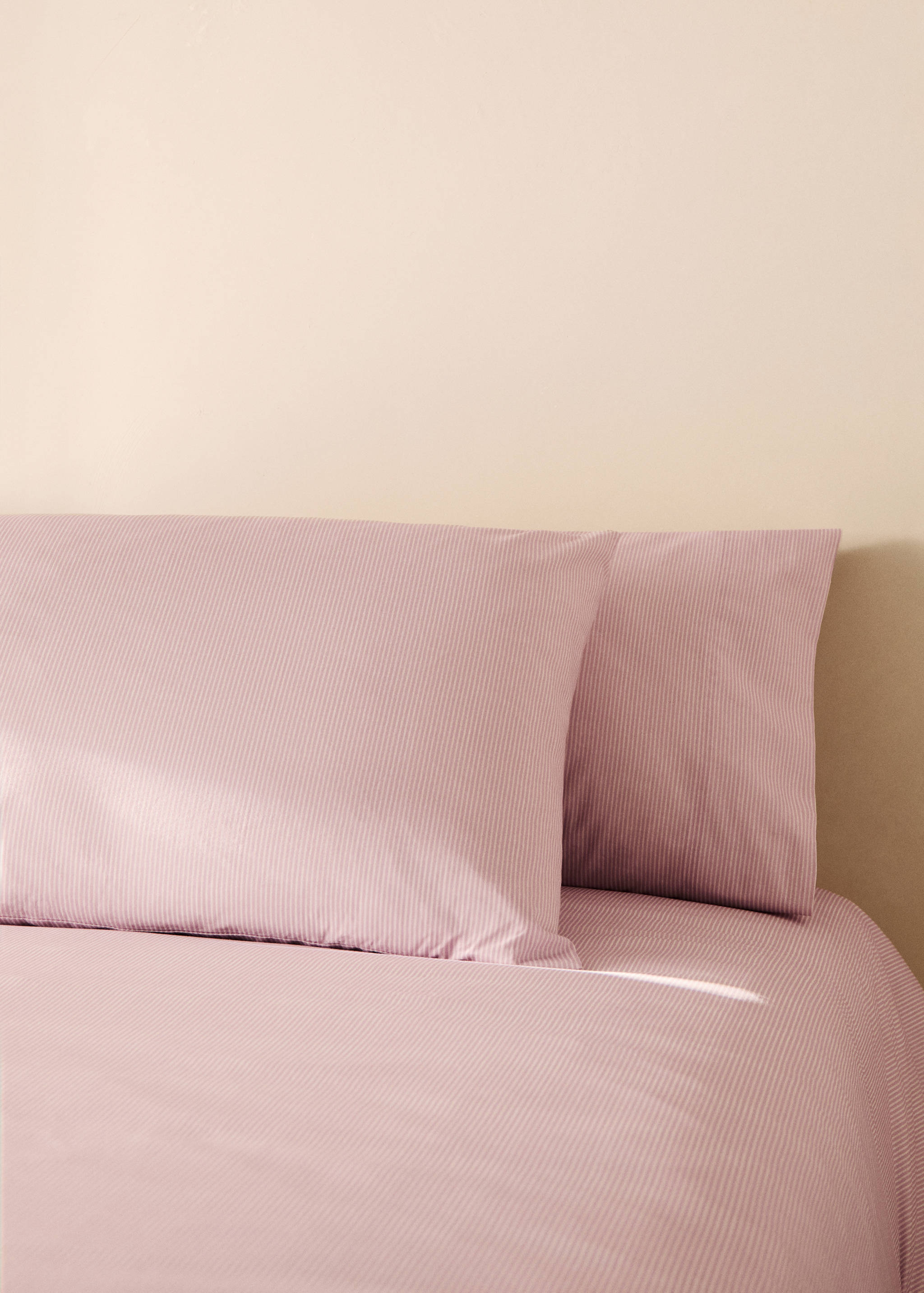 Taie d'oreiller enfant coton percale rayures 50x75 cm - Plan général