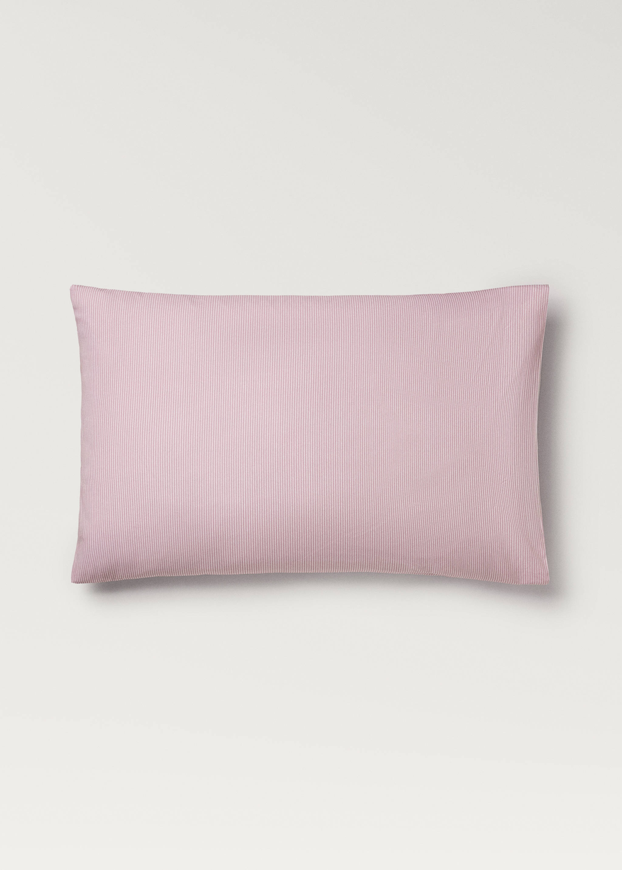 Taie d'oreiller enfant coton percale rayures 50x75 cm - Article sans modèle