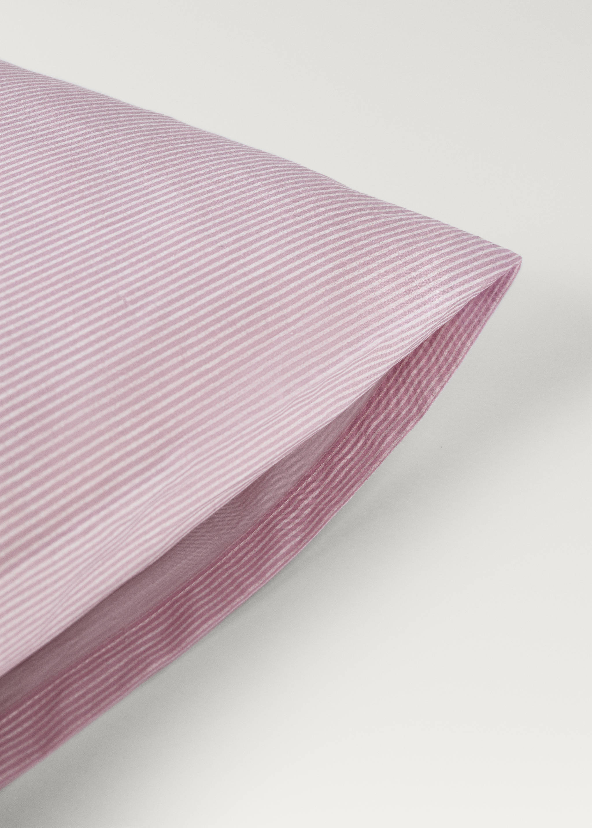 Taie d'oreiller enfant coton percale rayures 50x75 cm - Détail de l'article 2