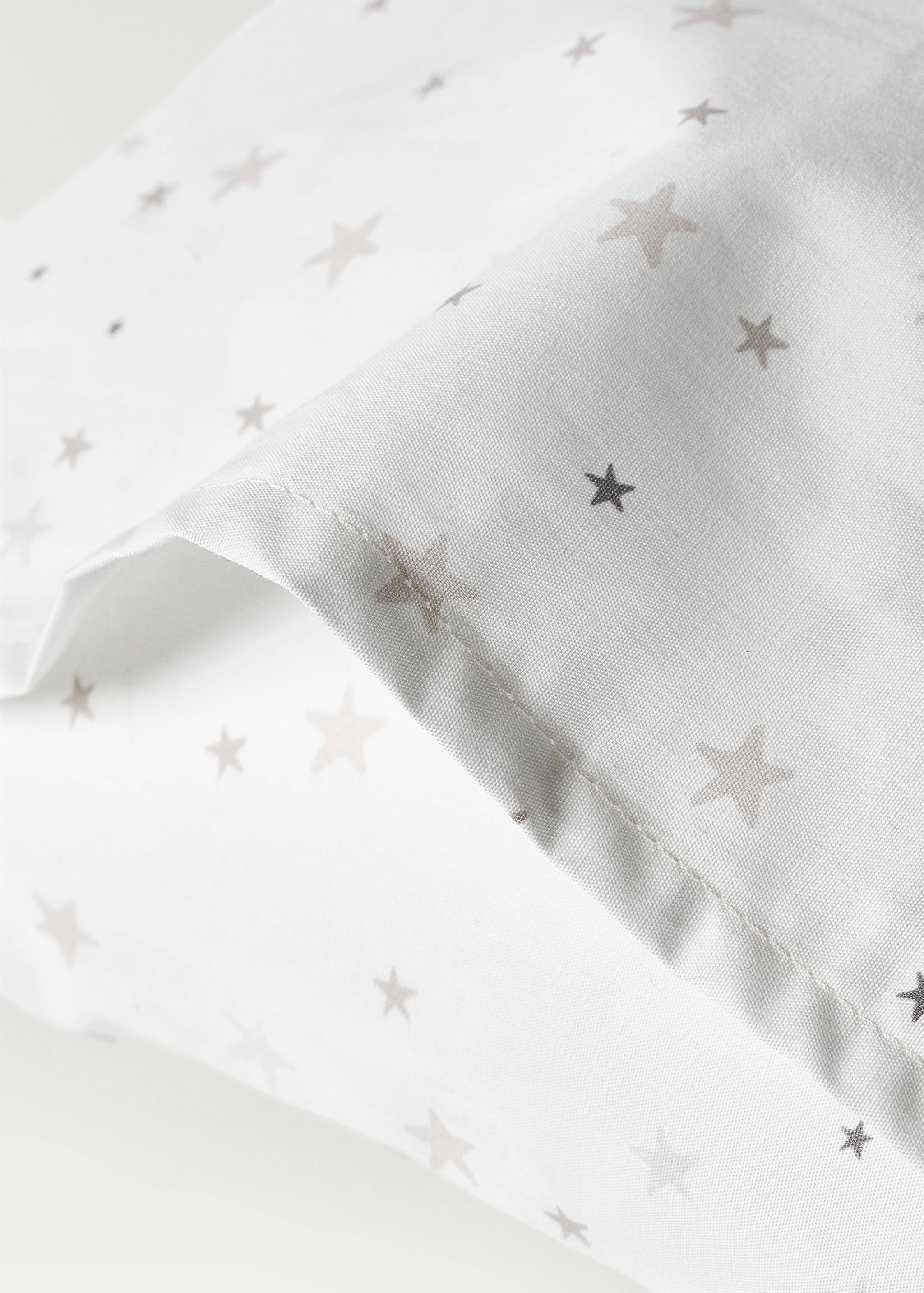 Cotton percale printed pillowcase for cot 30x50 cm - Details of the article 2