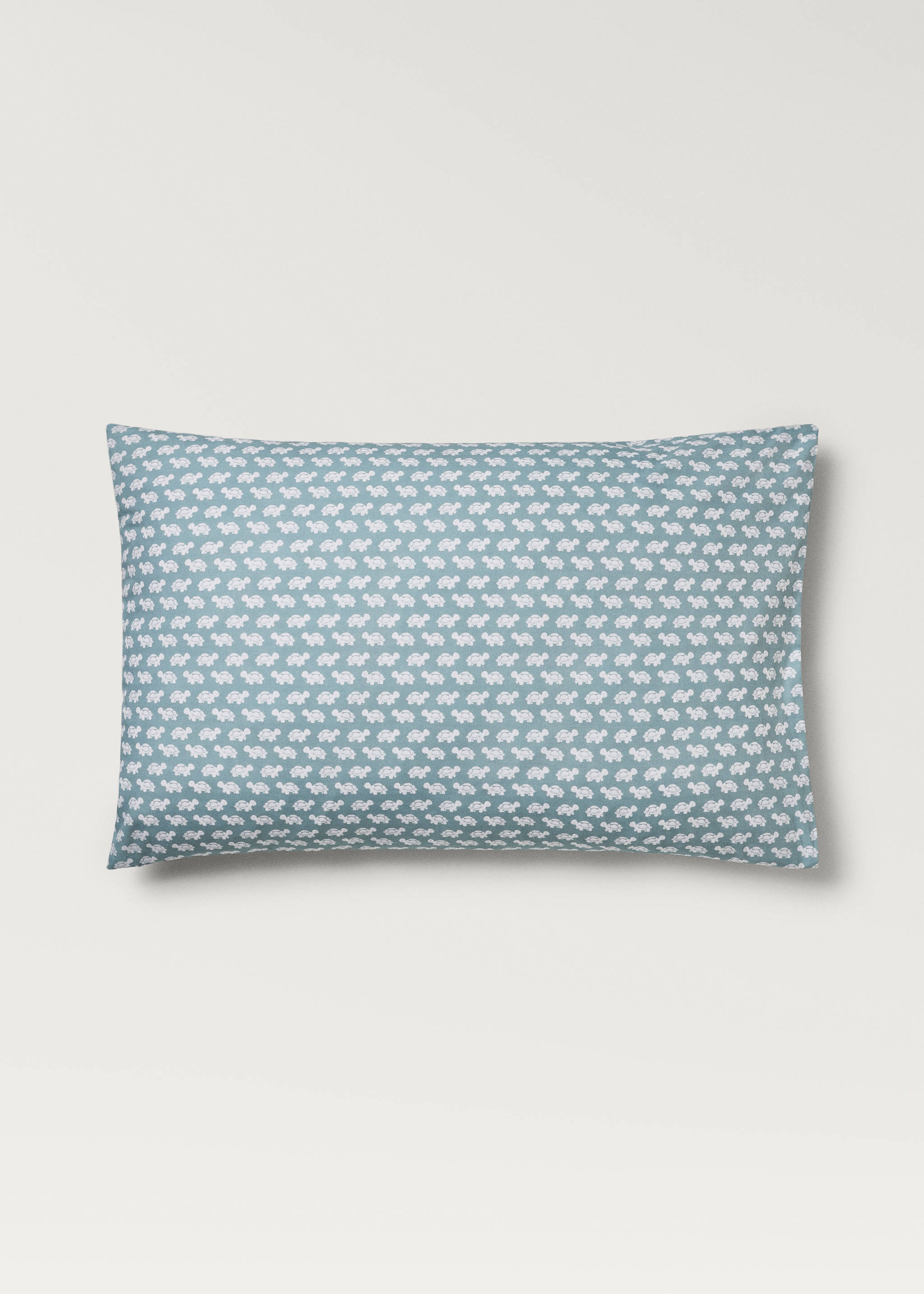 Mönstrat kuddfodral för barn i bomullspercale 50x75 cm - Artikel utan modell