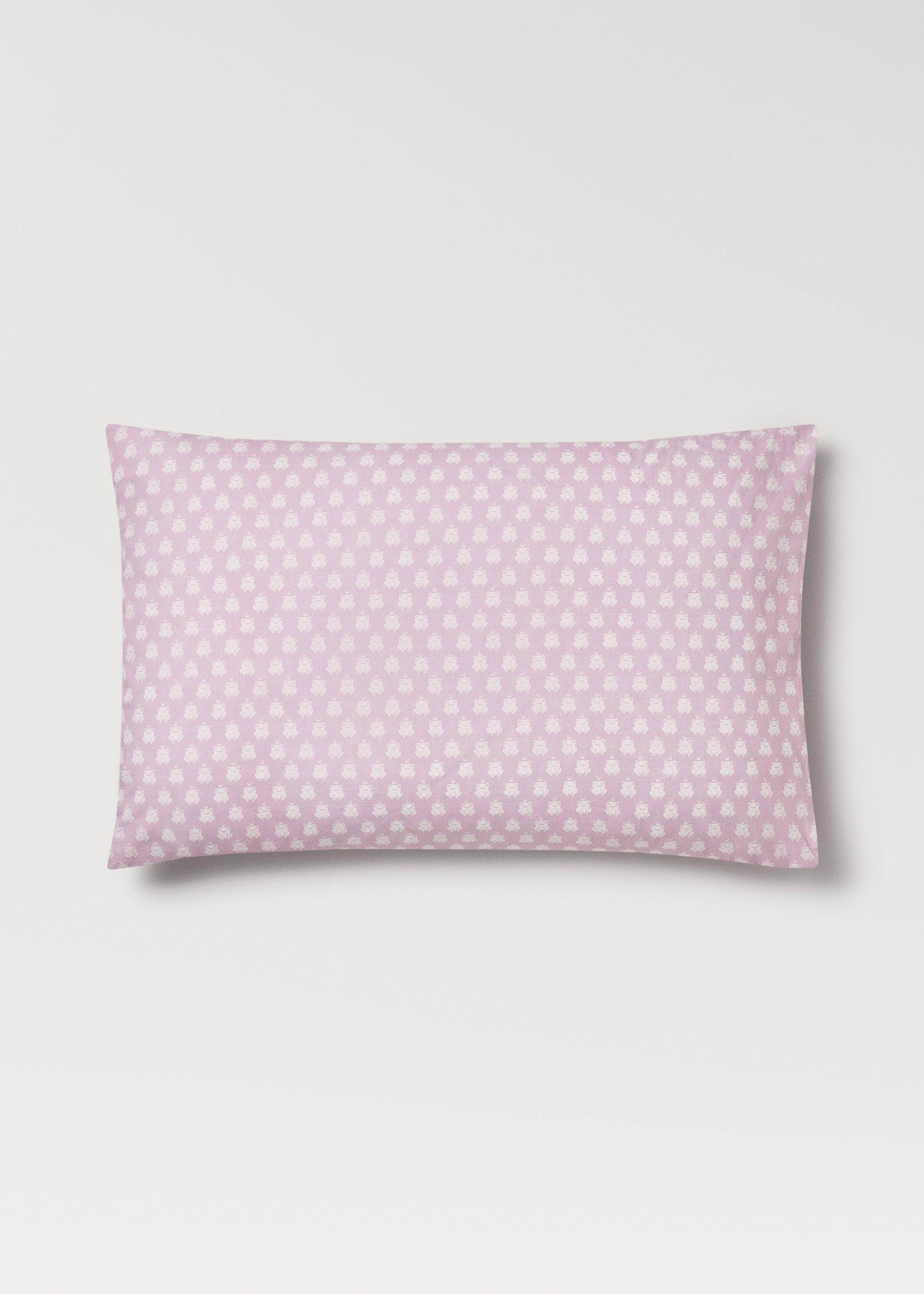 Mönstrat kuddfodral för barn i bomullspercale 50x75 cm - Artikel utan modell