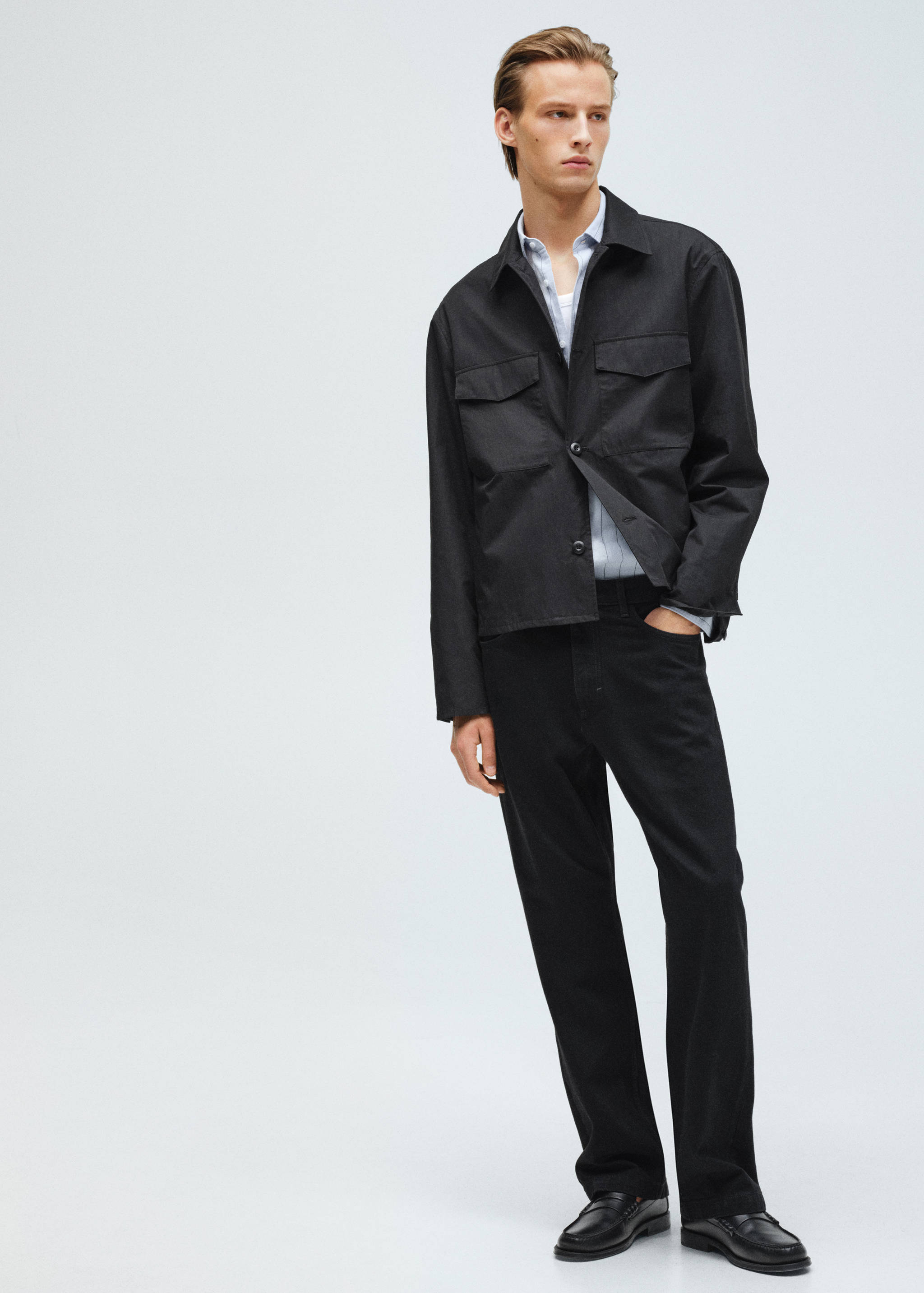 休闲版型棉质外套 - null