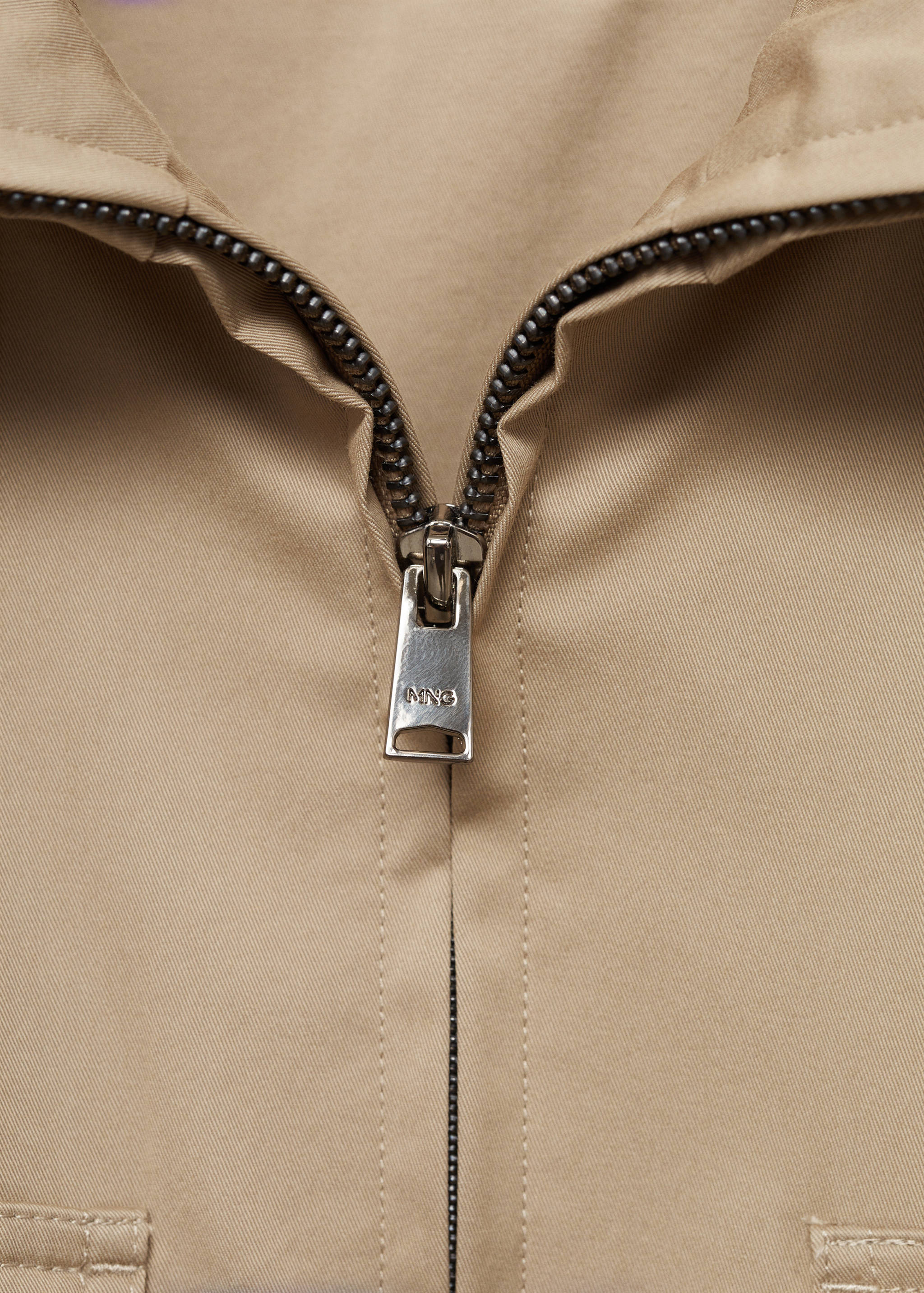 Jacka i bomull med avslappnad passform - Detaljer om artikeln 8