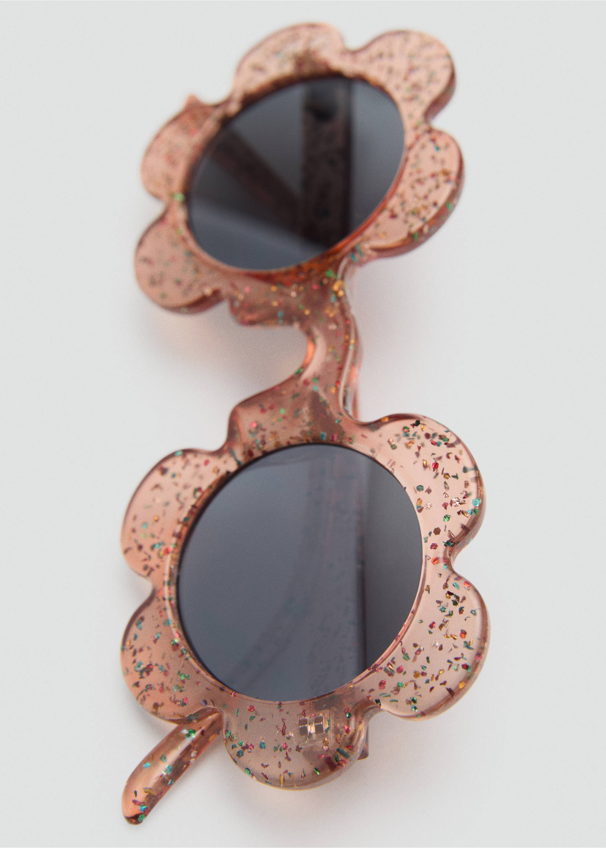 Flower sunglasses - Details of the article 2, Pale Pink. Ref: 87004397-00.