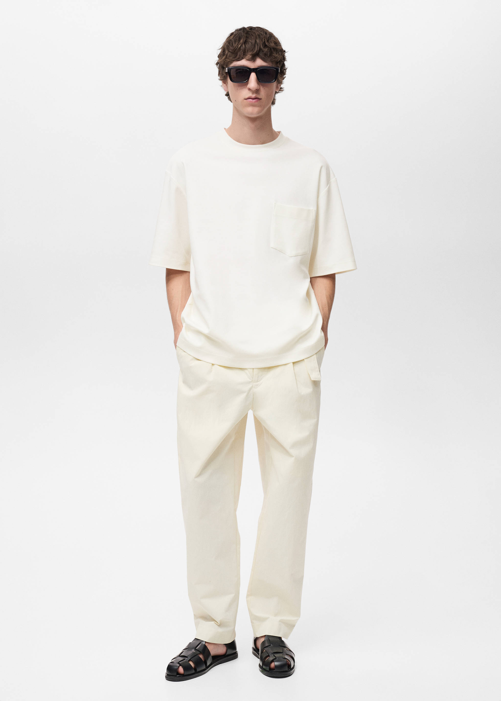 Oversized t-shirt with pocket - General plane