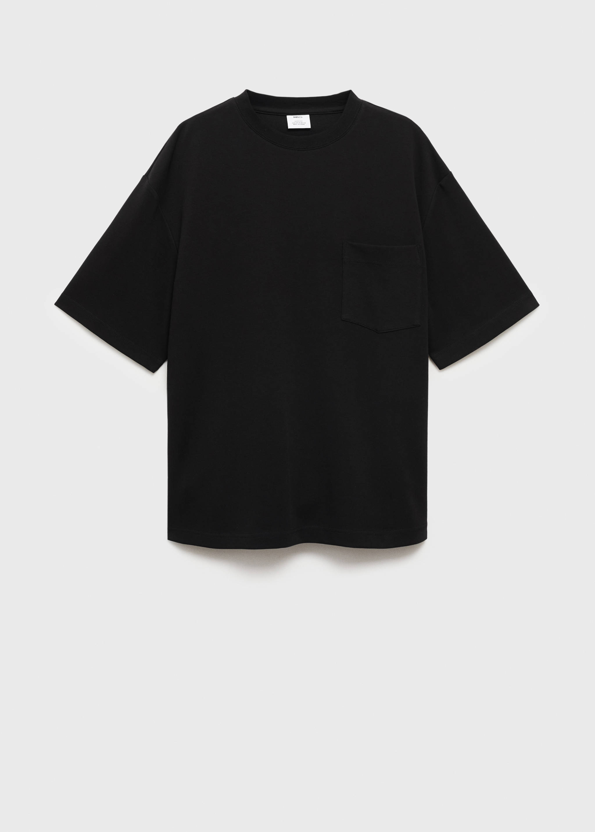 Oversized t-shirt with pocket - Article without model