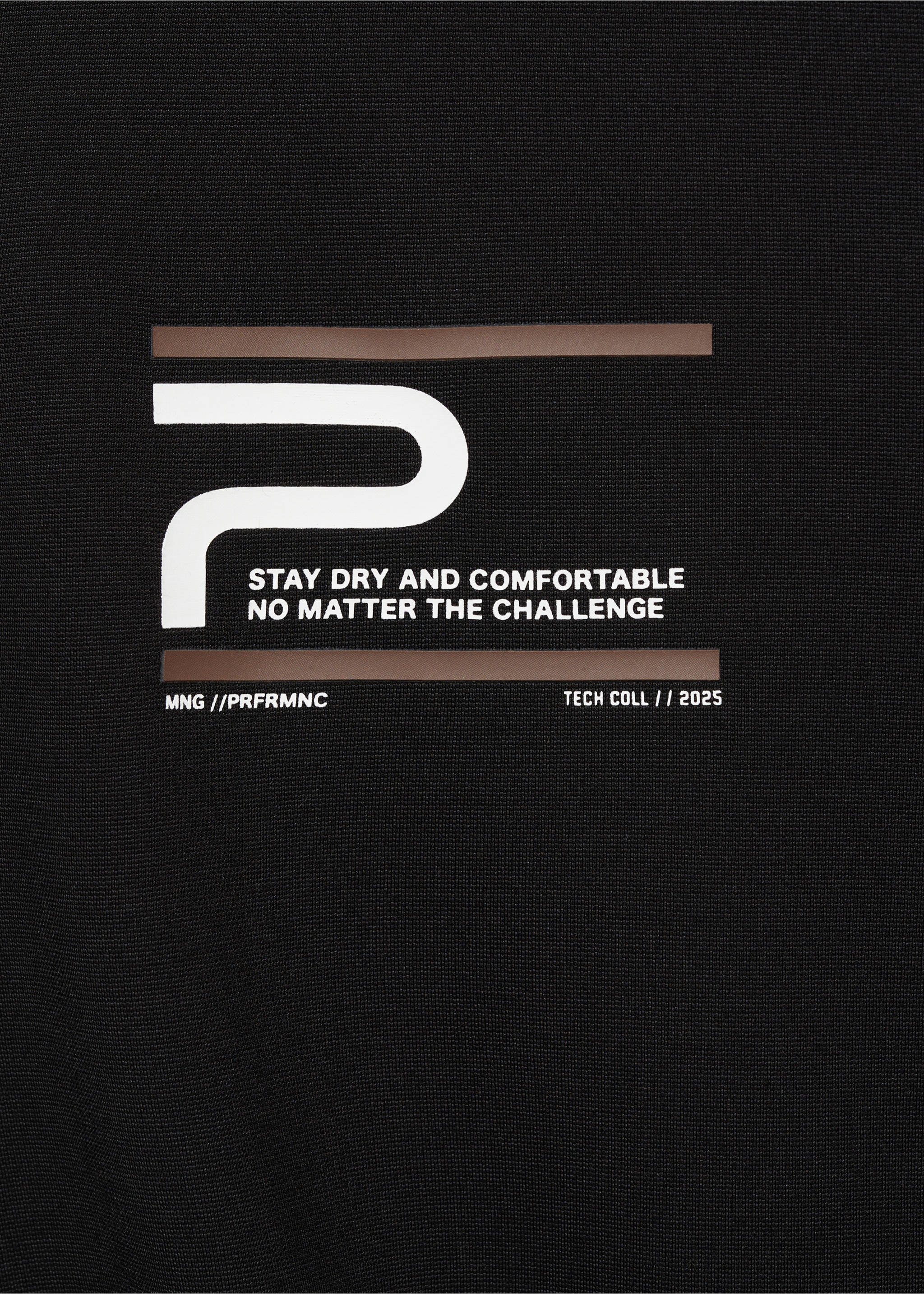Bedrukt slim-fit T-shirt COOLMAX® - Detail van het artikel 8, Zwart. Ref: 87004408-00.