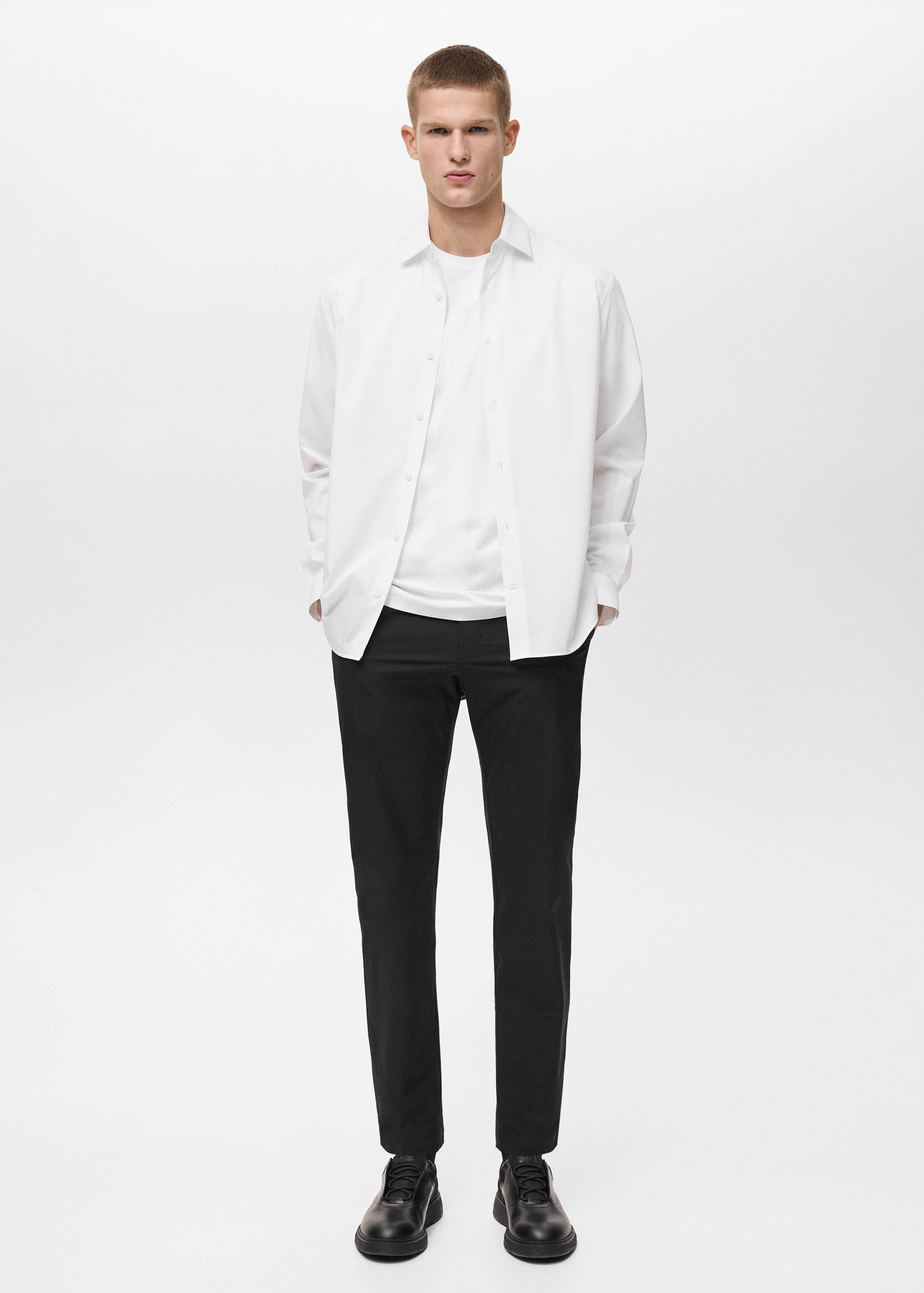 Chemise comfort stretch non-iron - Plan général