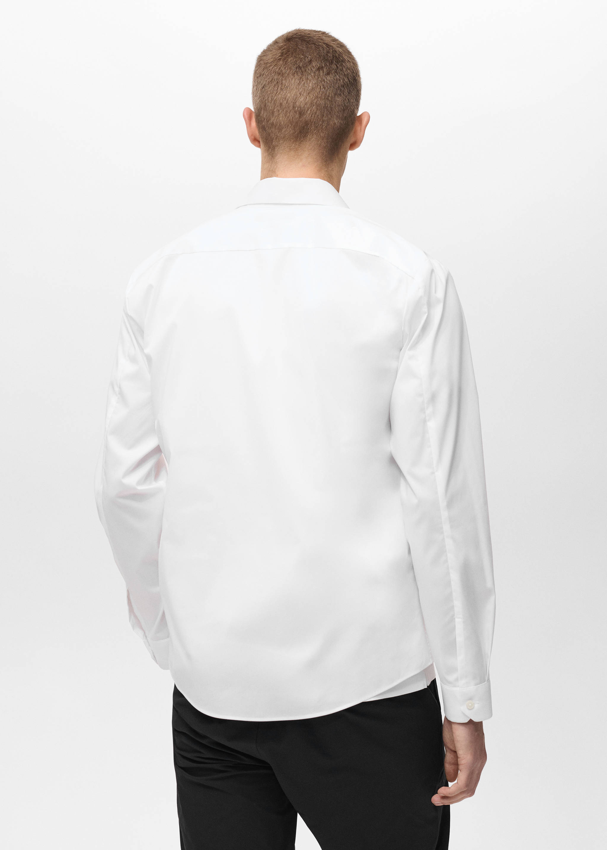 Chemise comfort stretch non-iron - Verso de l’article