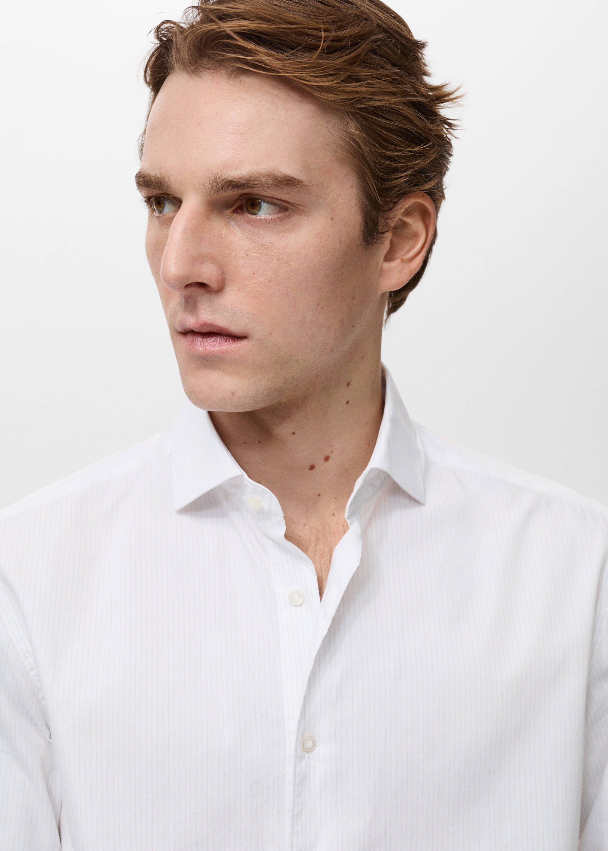 100% cotton striped shirt - Details of the article 1