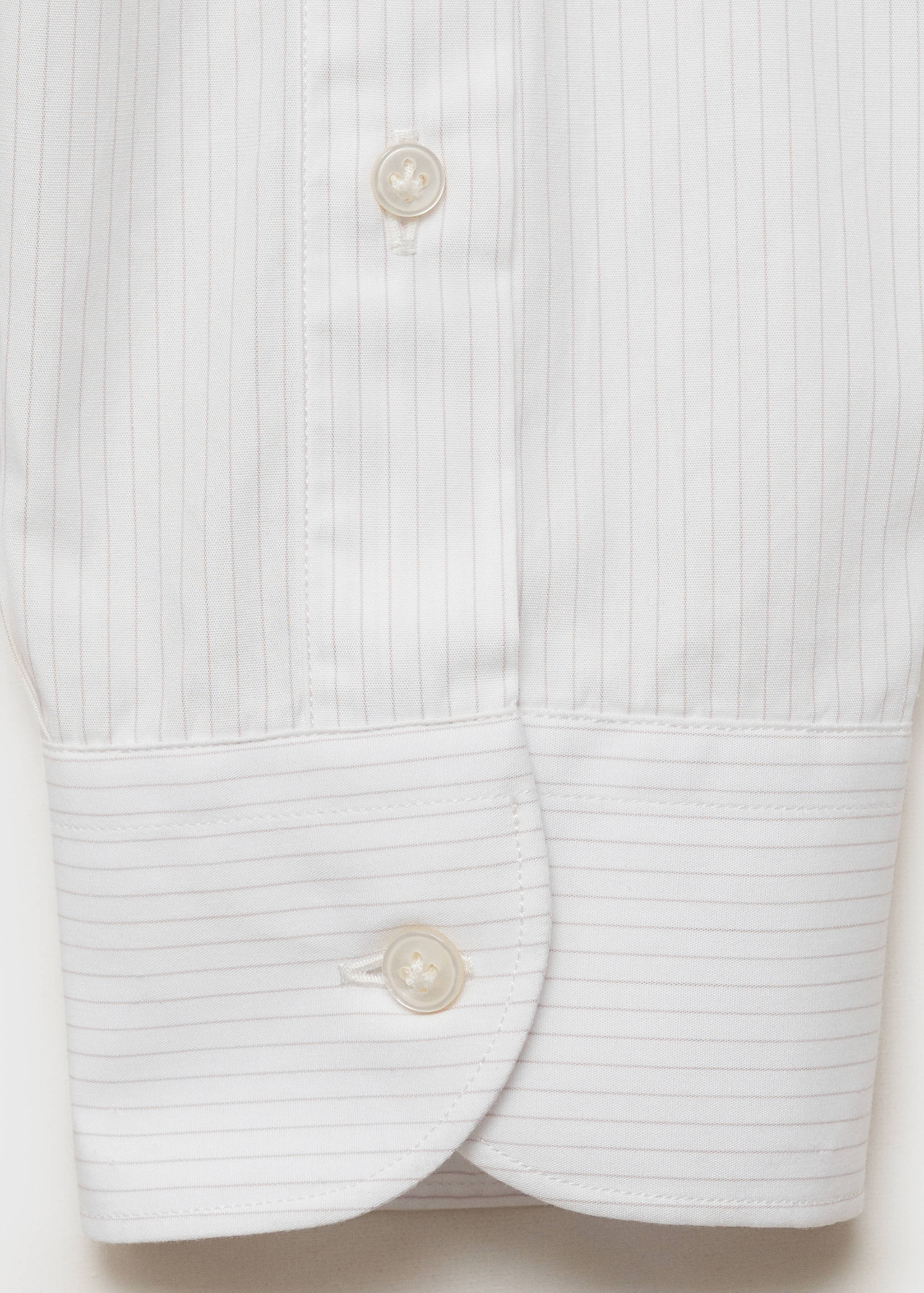 100% cotton striped shirt - Details of the article 0