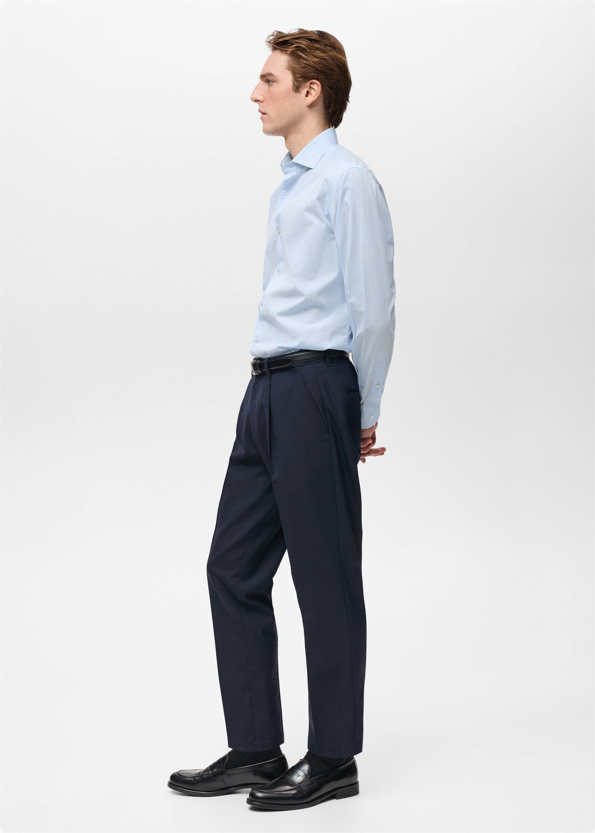 Randig skjorta 100 % bomull - Detaljer om artikeln 2