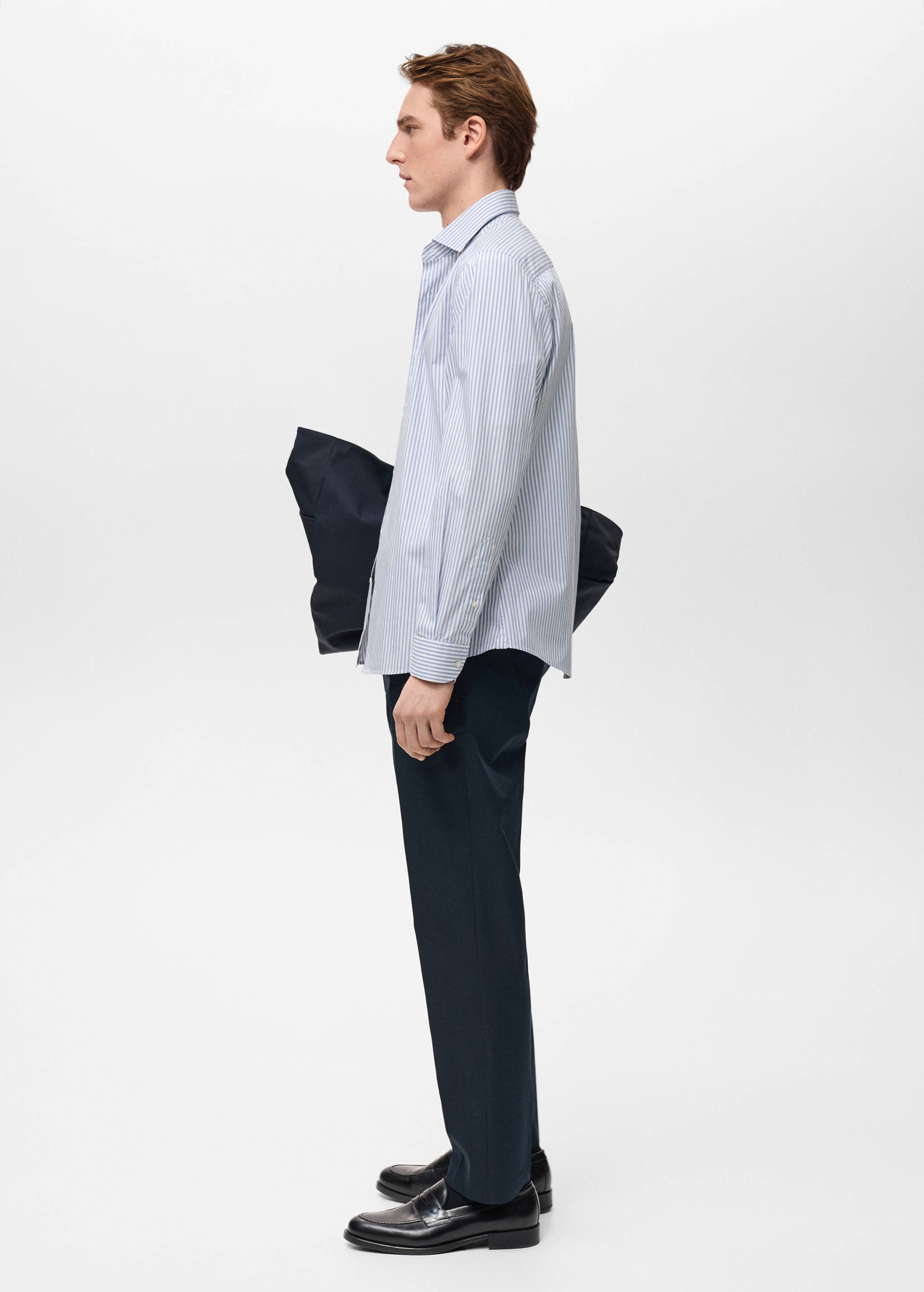 Randig skjorta 100 % bomull - Detaljer om artikeln 2