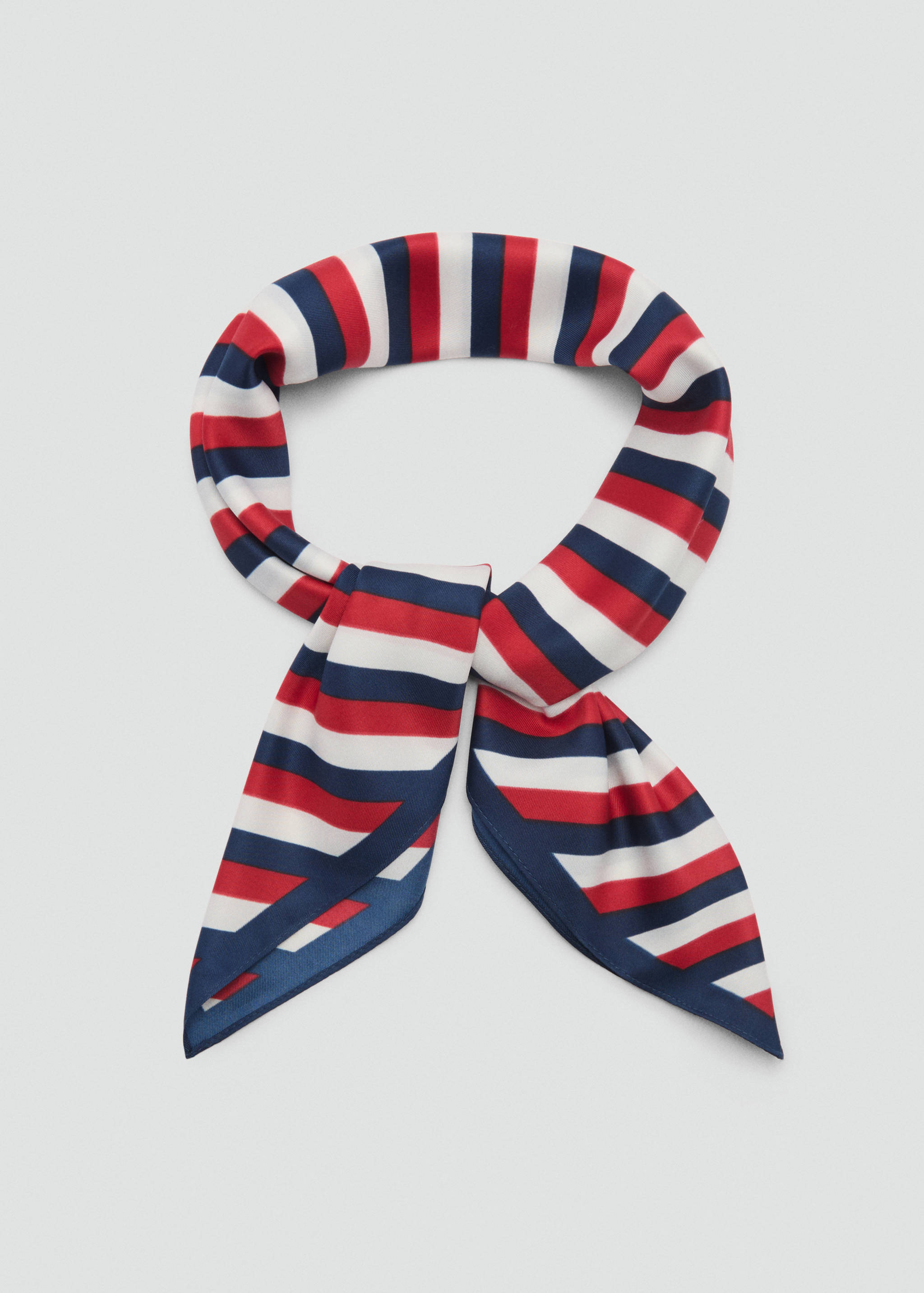 وشاح مخطط متعدد الألوان - تفاصيل المنتج 1