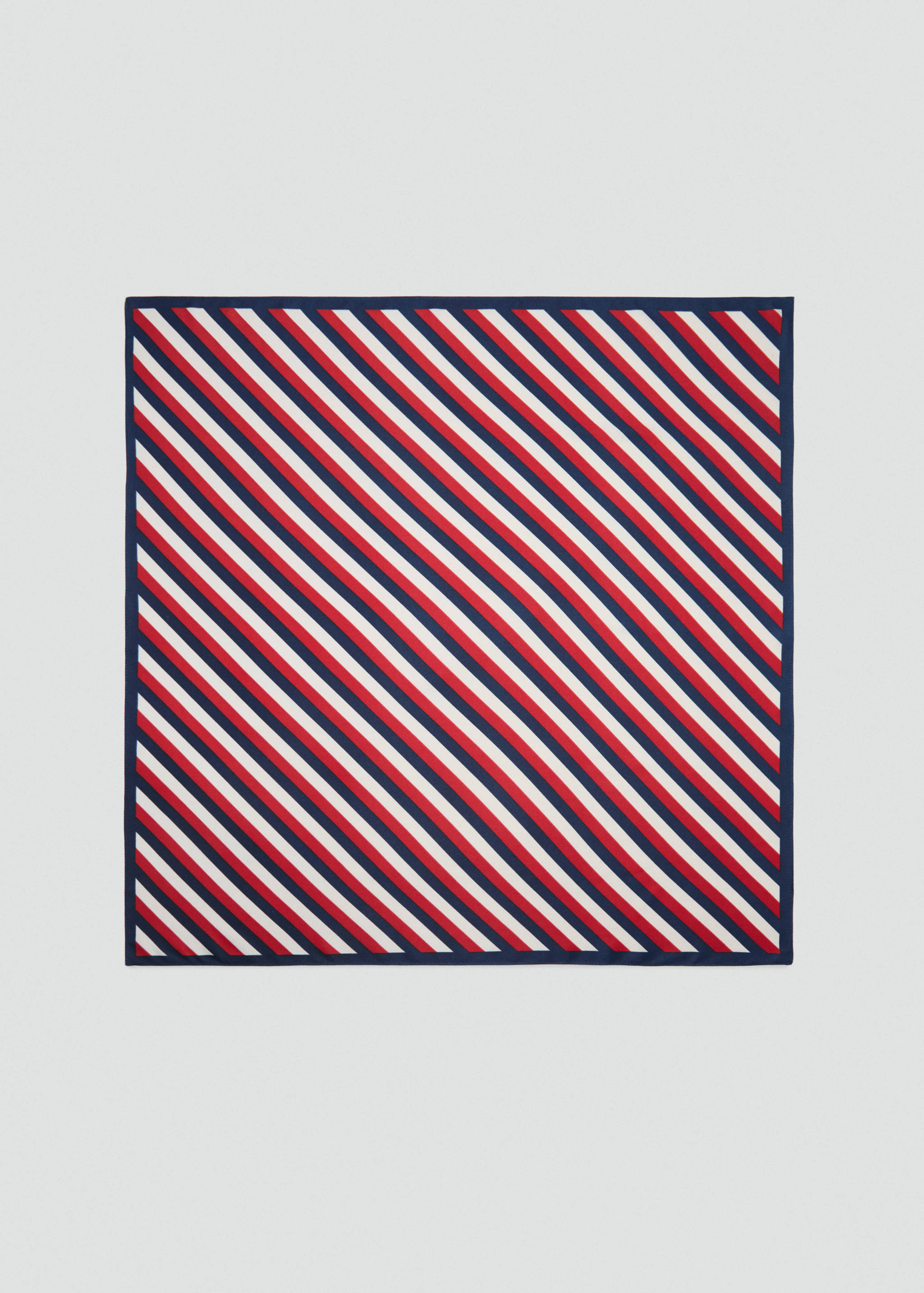 Multi-coloured striped scarf - Article without model