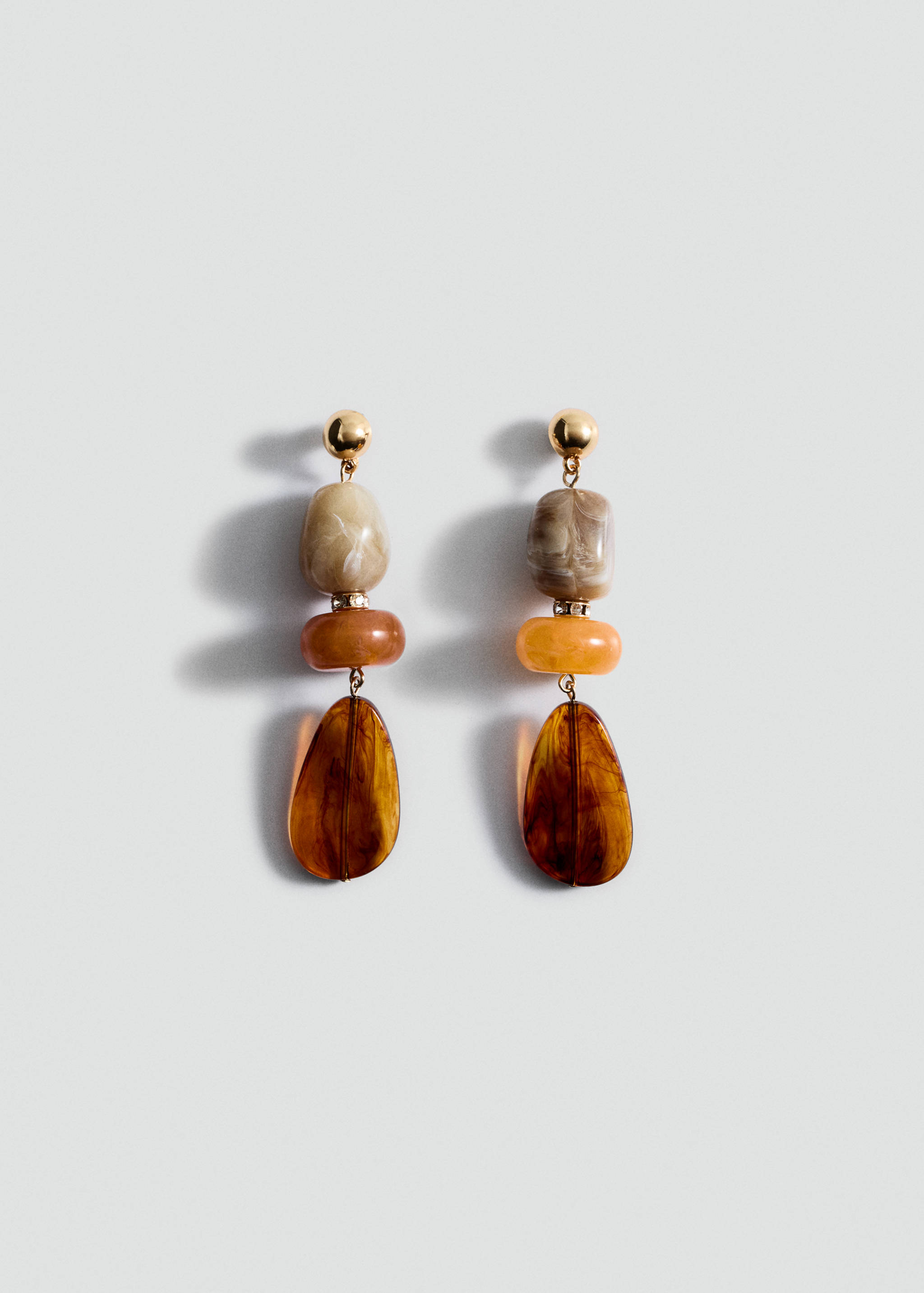 Beaded drop earrings - Article without model