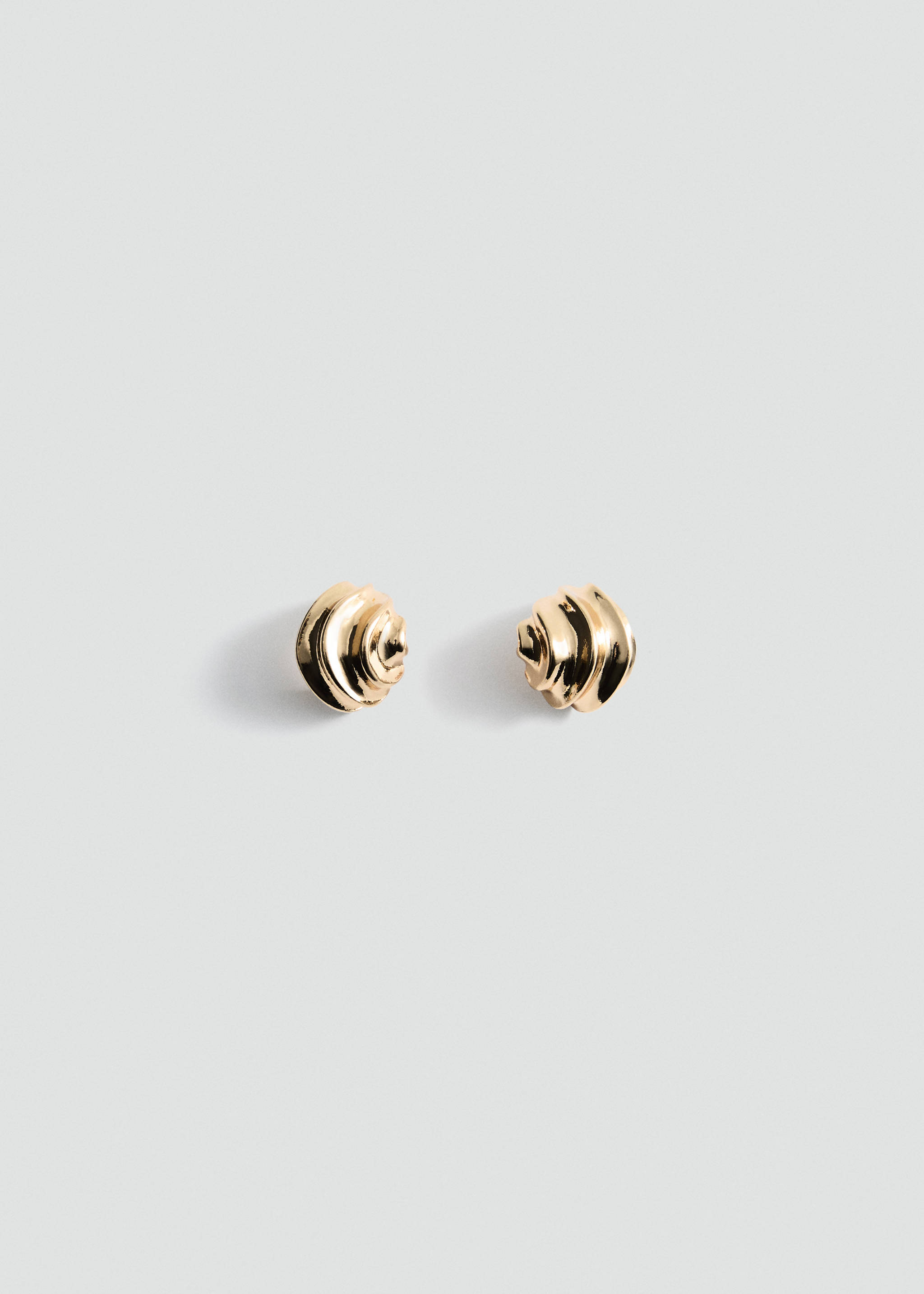 Embossed spiral earrings - Article without model